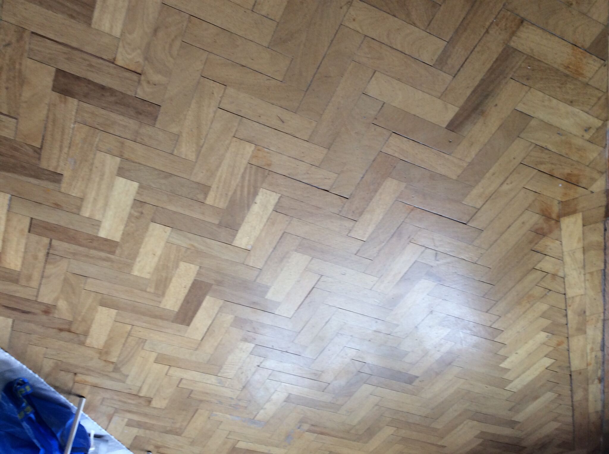 Floor condition before work at KT6