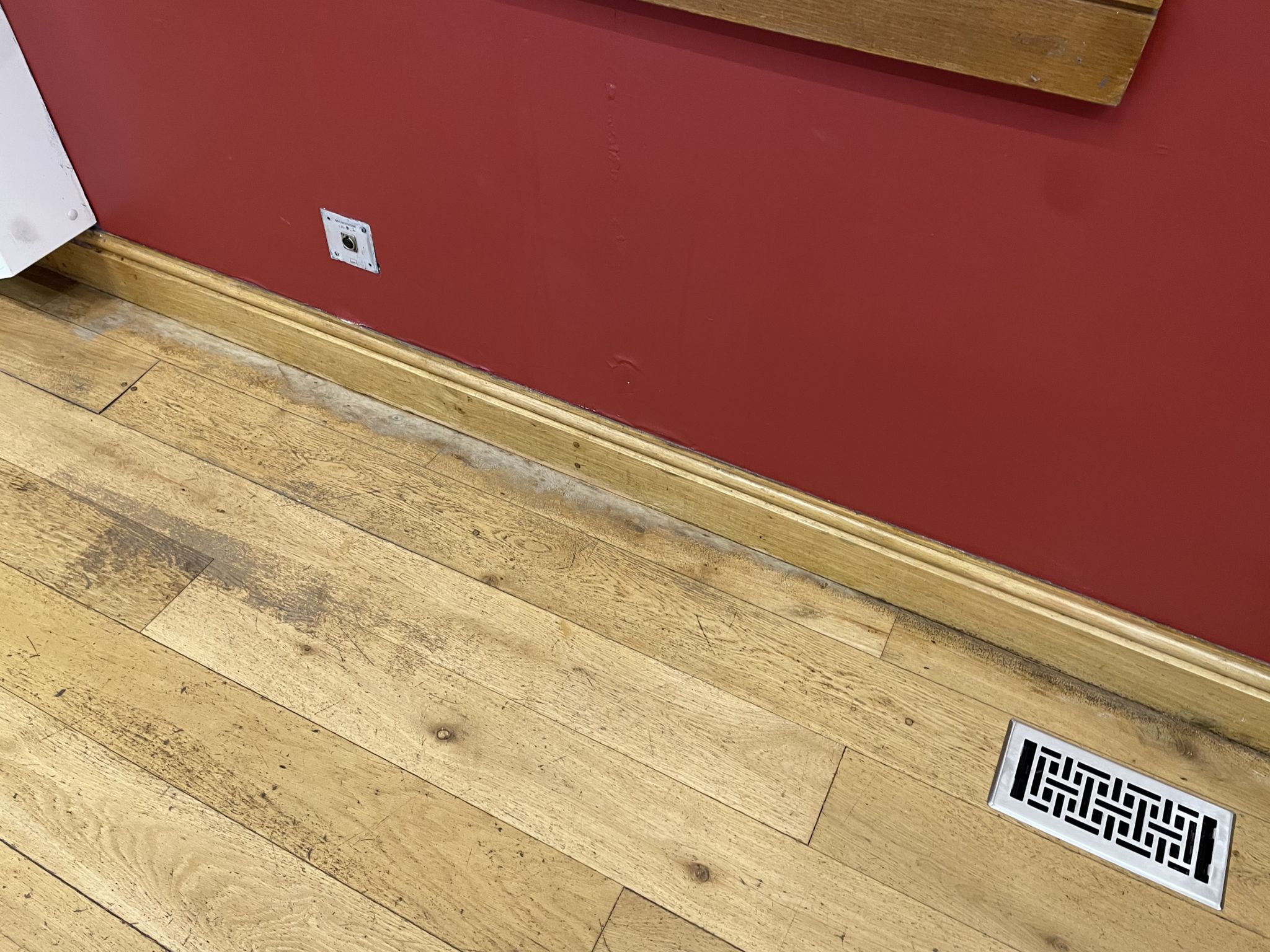 Floor condition before work at KT7