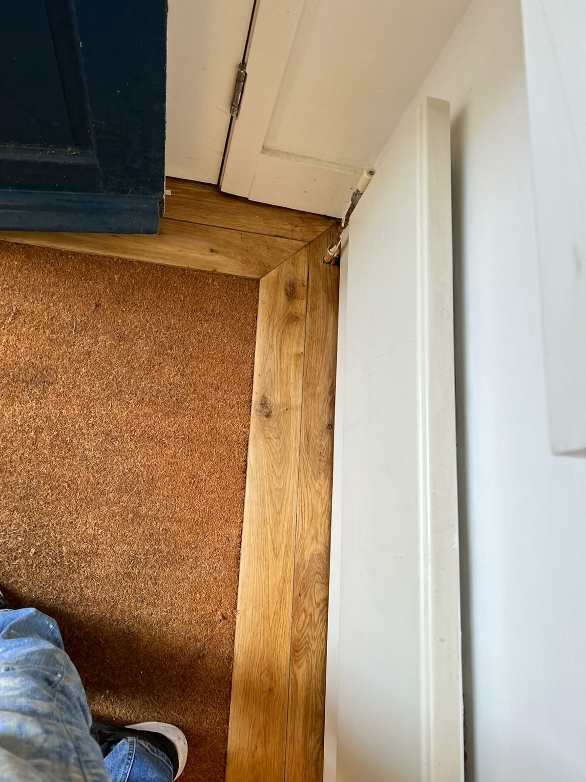 Floorboards floor after sanding work in N1