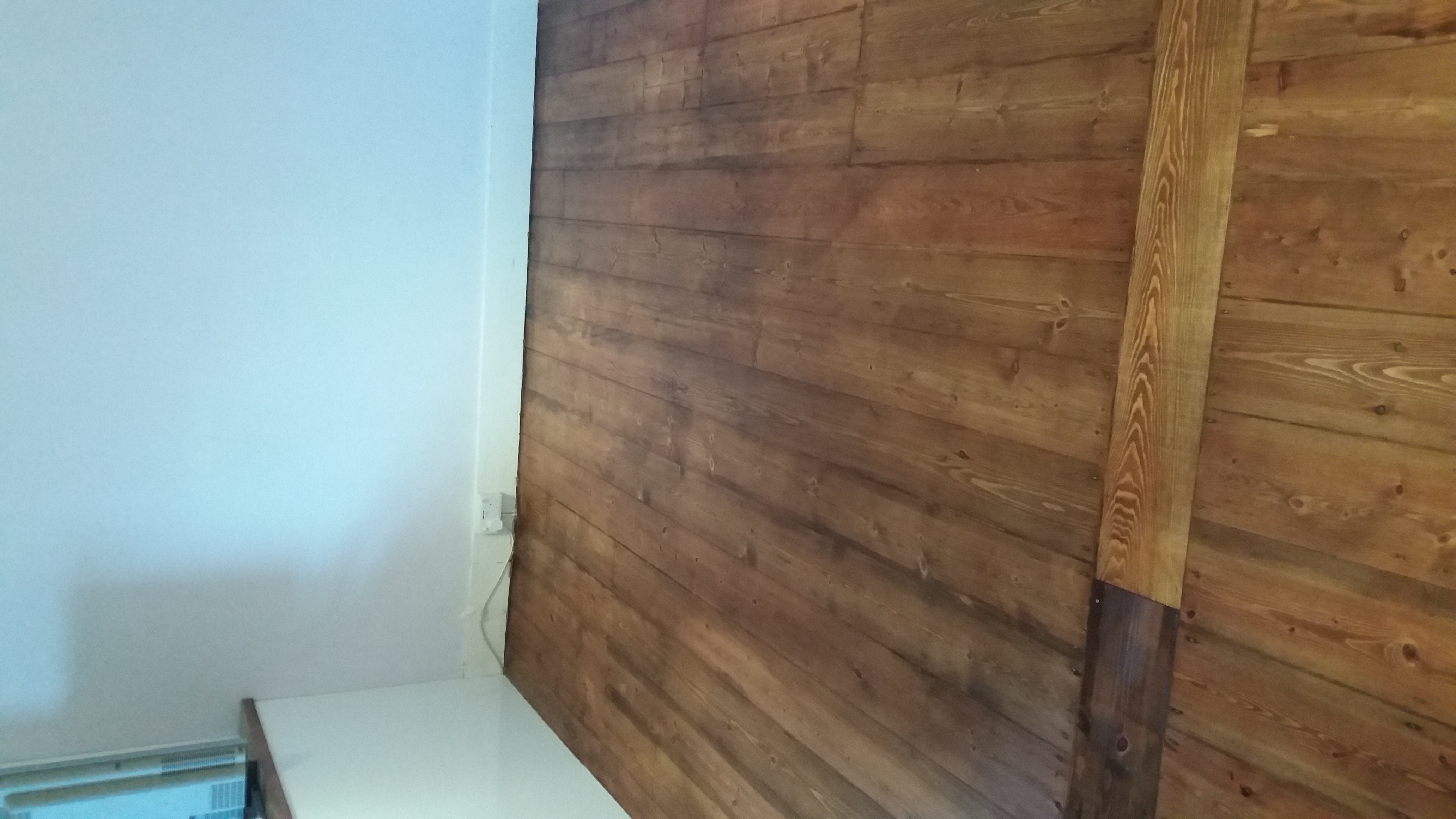 Floorboards floor after sanding work in N13