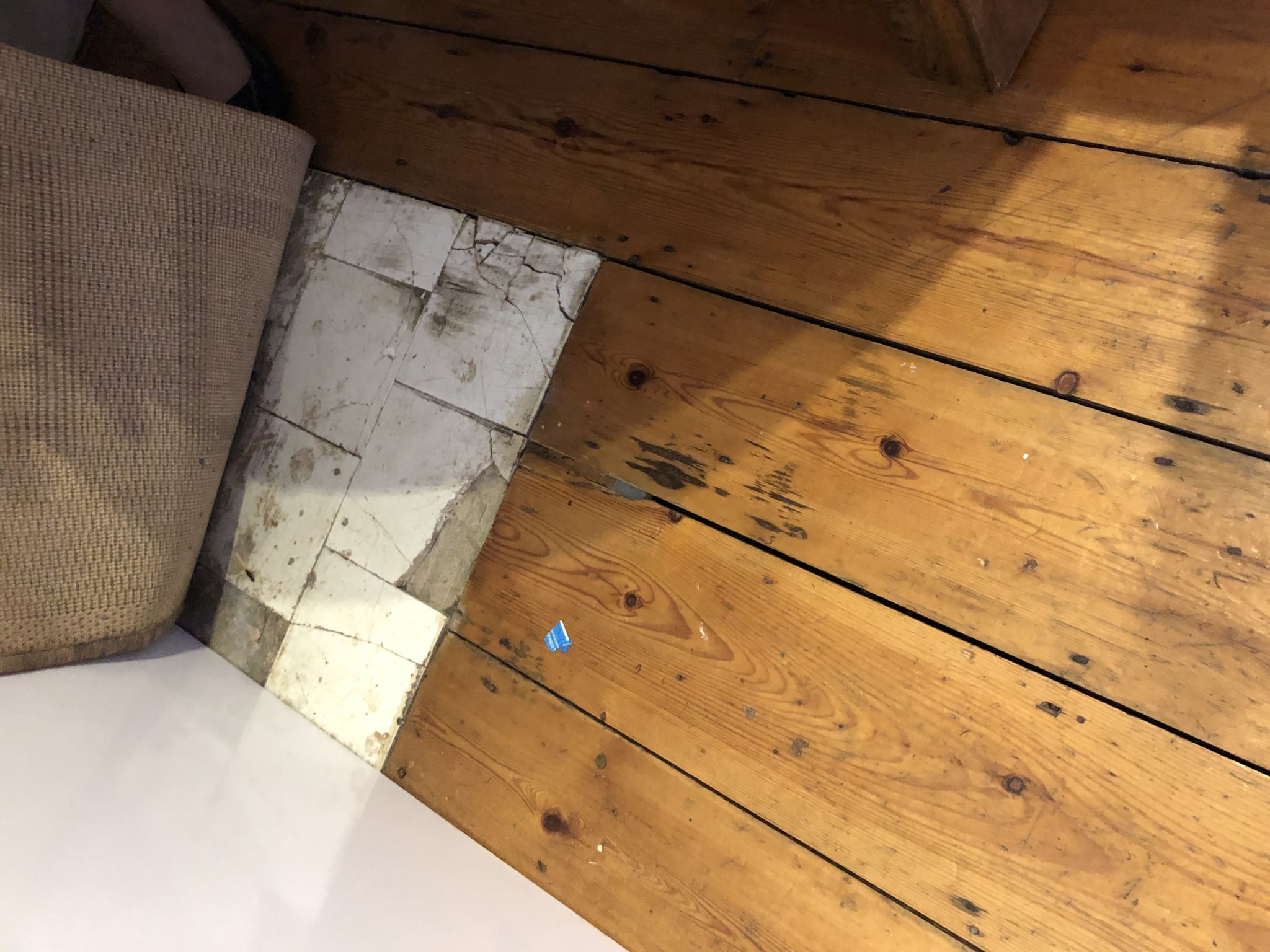 Floor condition before work at N13