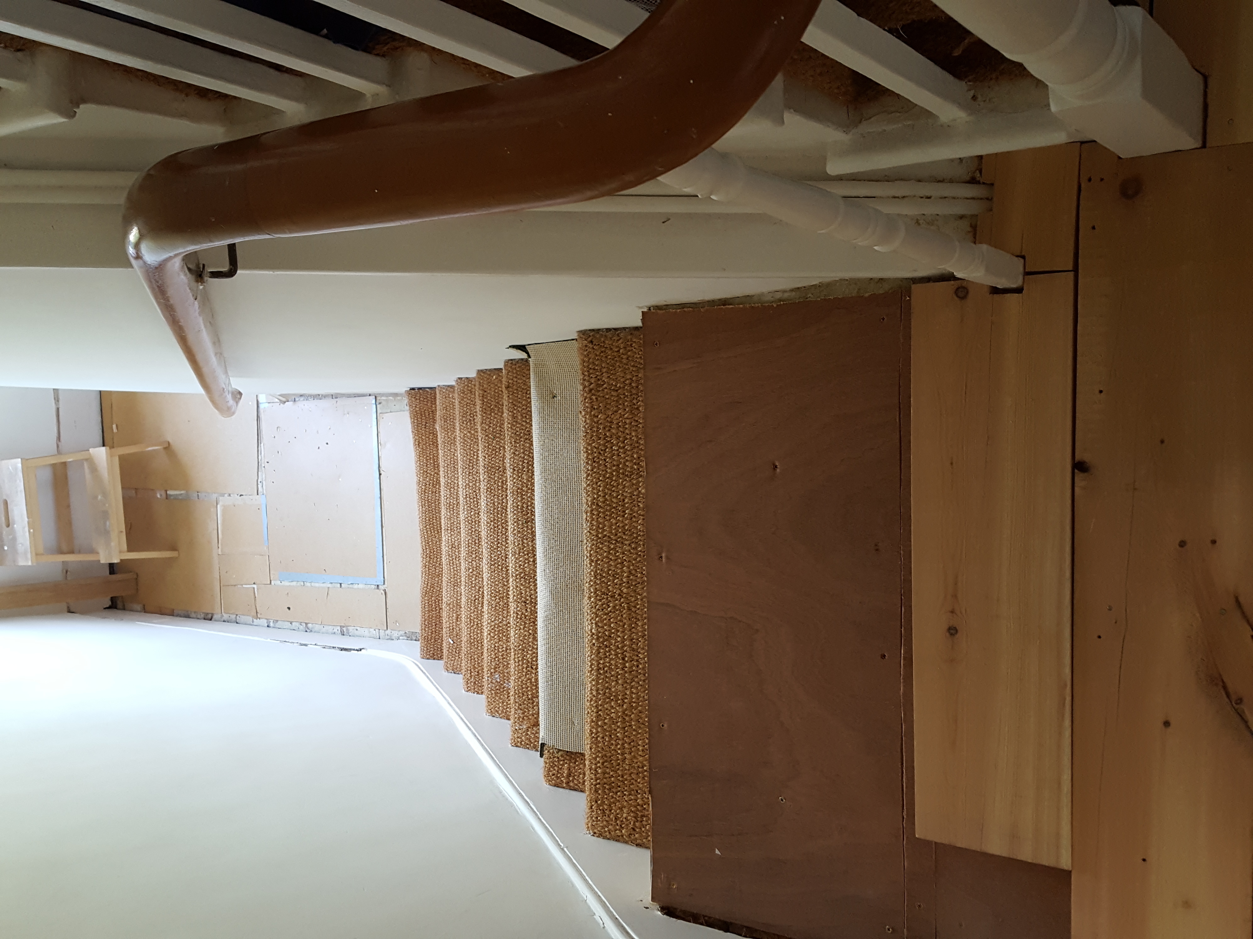 Solid Wood floor after fitting work in N15