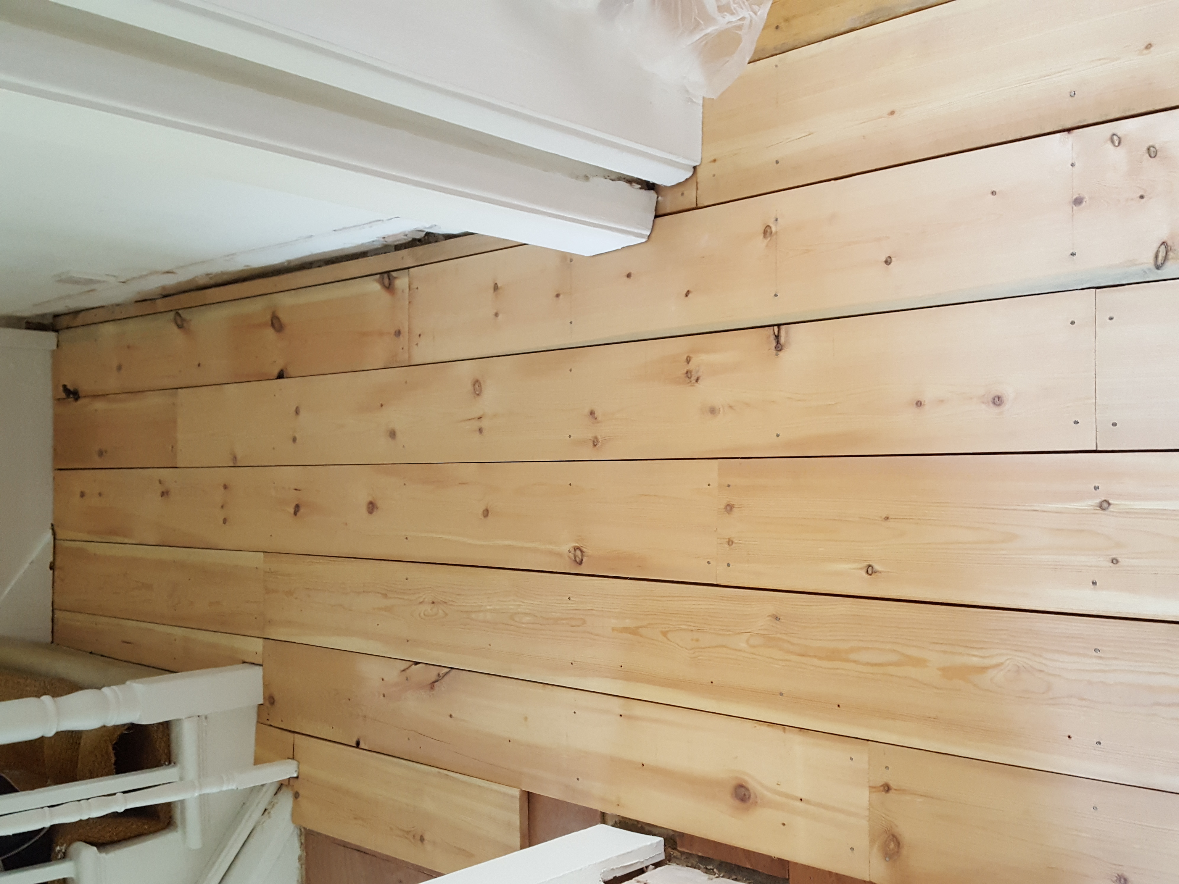 Solid Wood floor after fitting work in N15