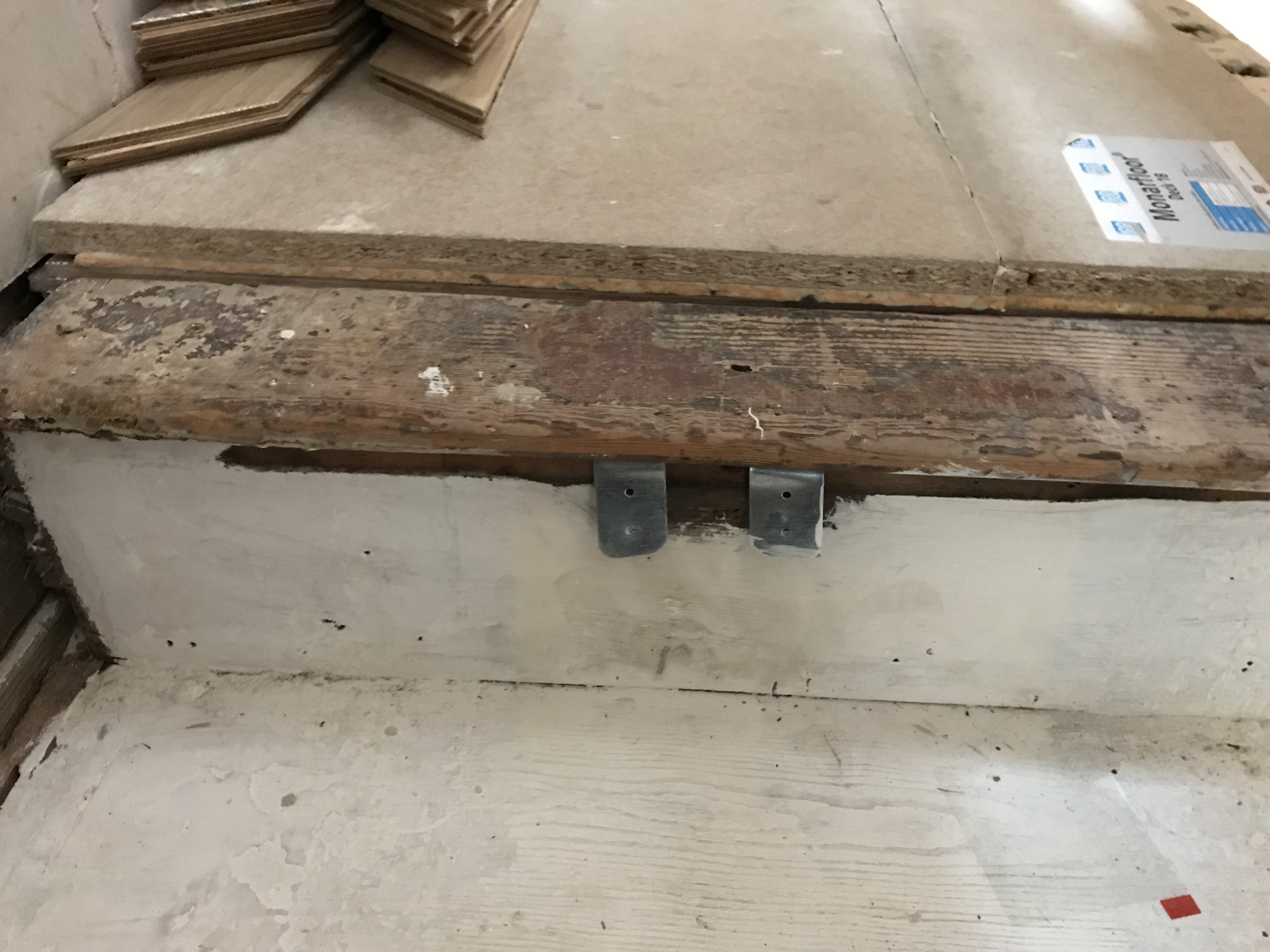 Parquet floor after fitting work in N16