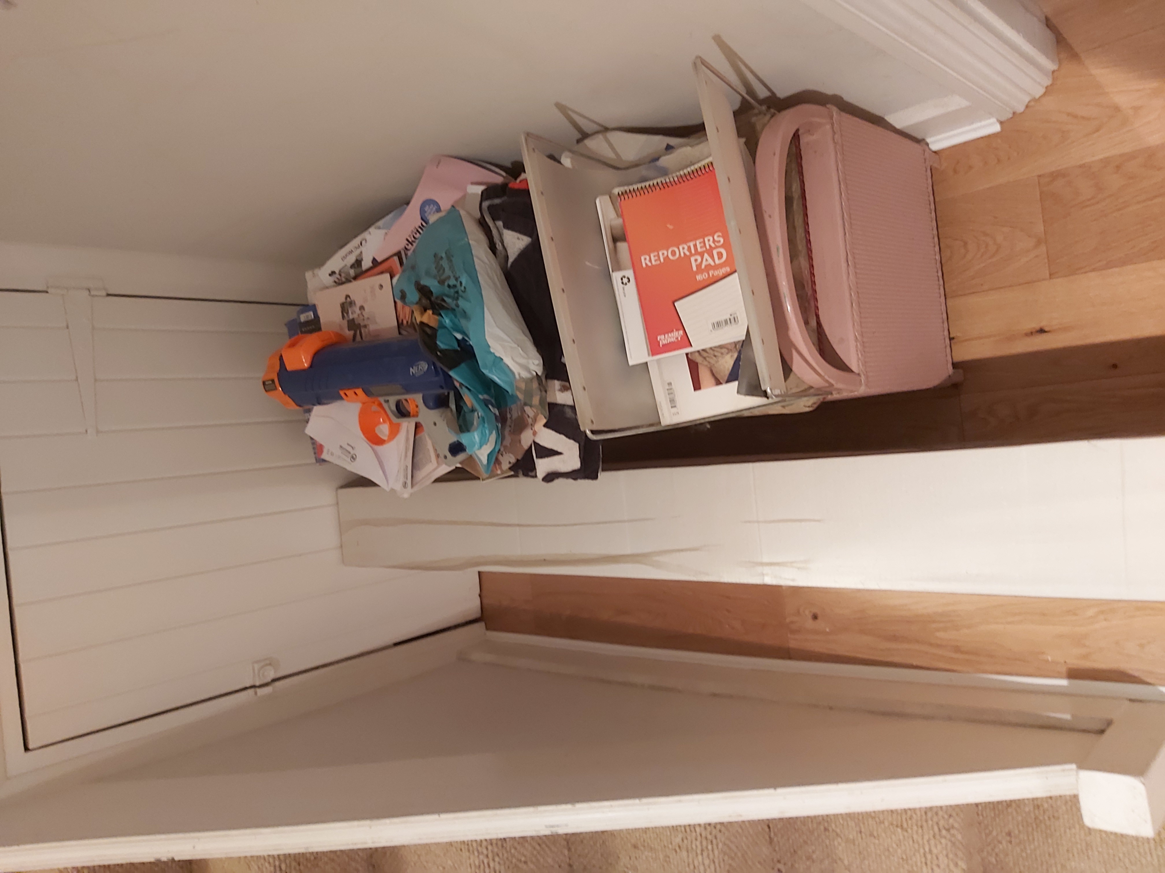 Engineered Wood floor after fitting work in N1