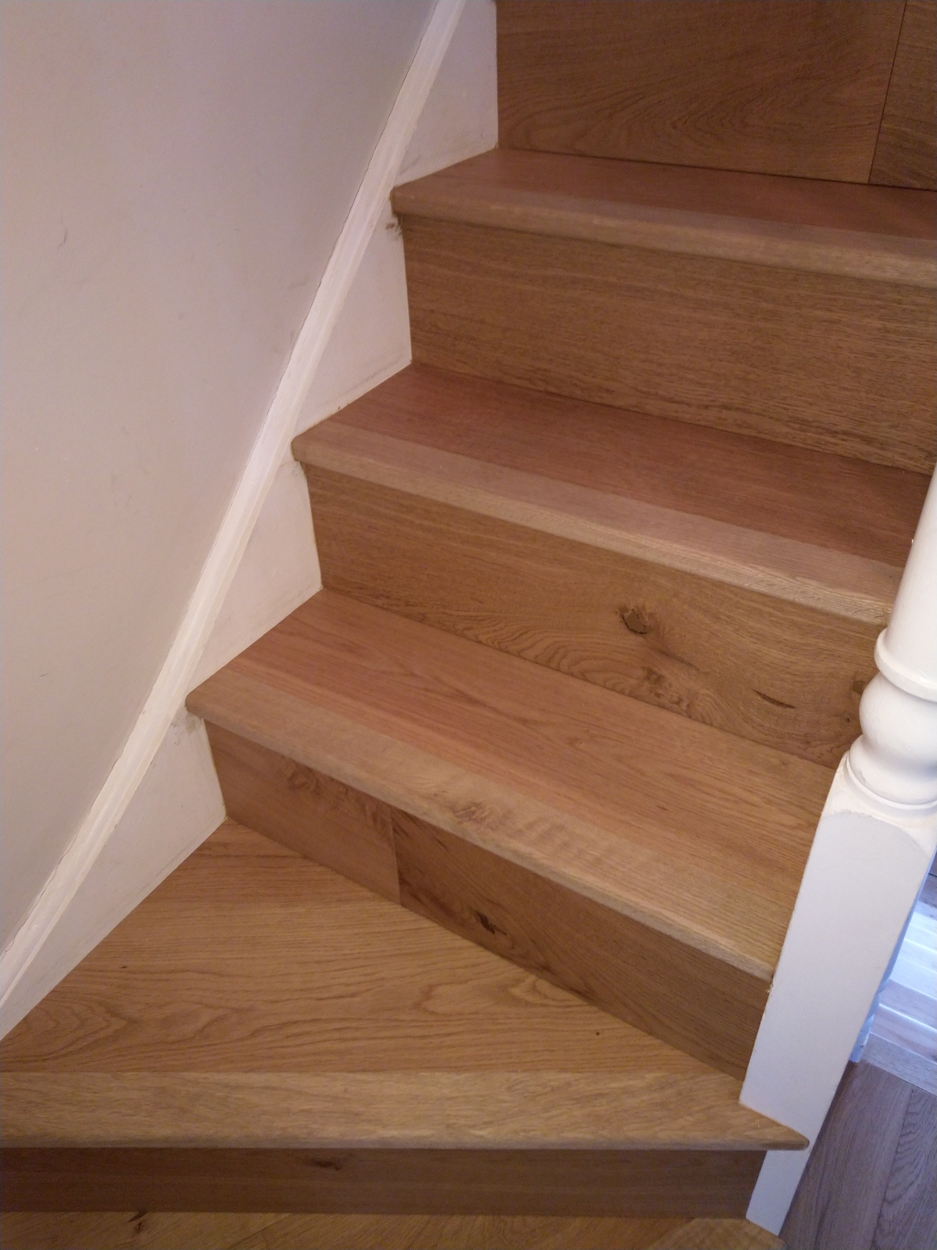 Engineered Wood floor after fitting work in N1
