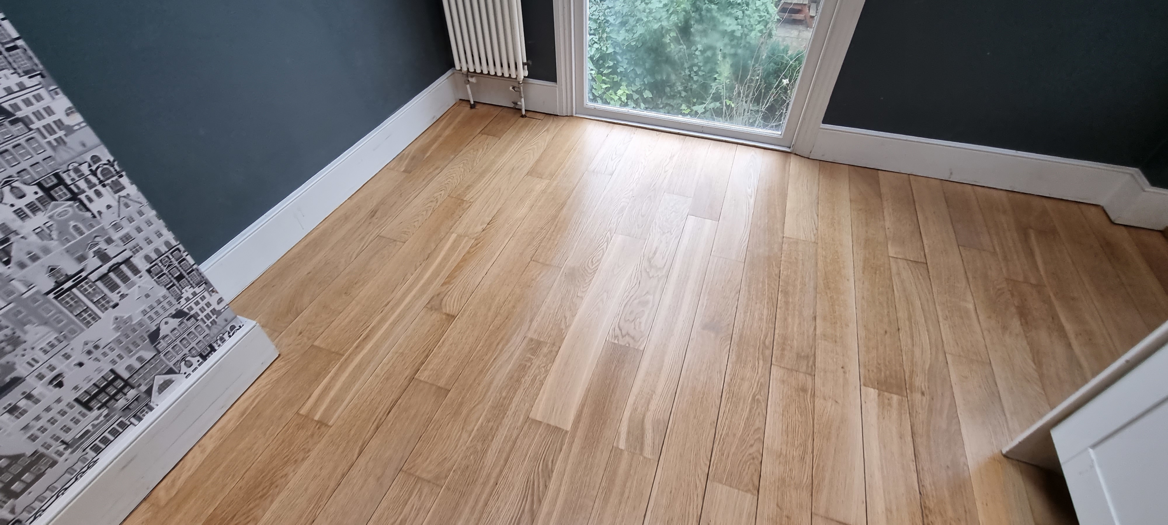 Engineered Wood floor after sanding work in N19