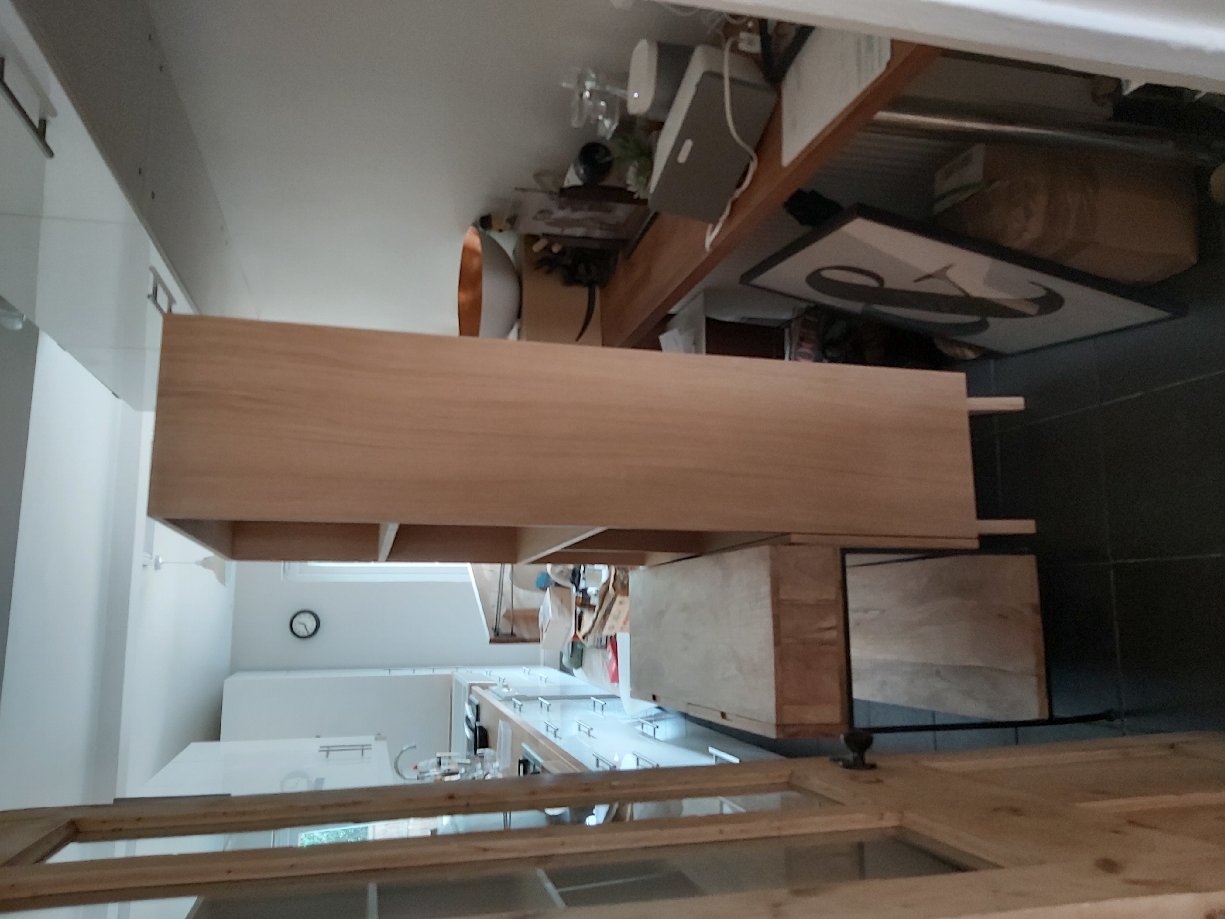 Floorboards floor after sanding work in N22