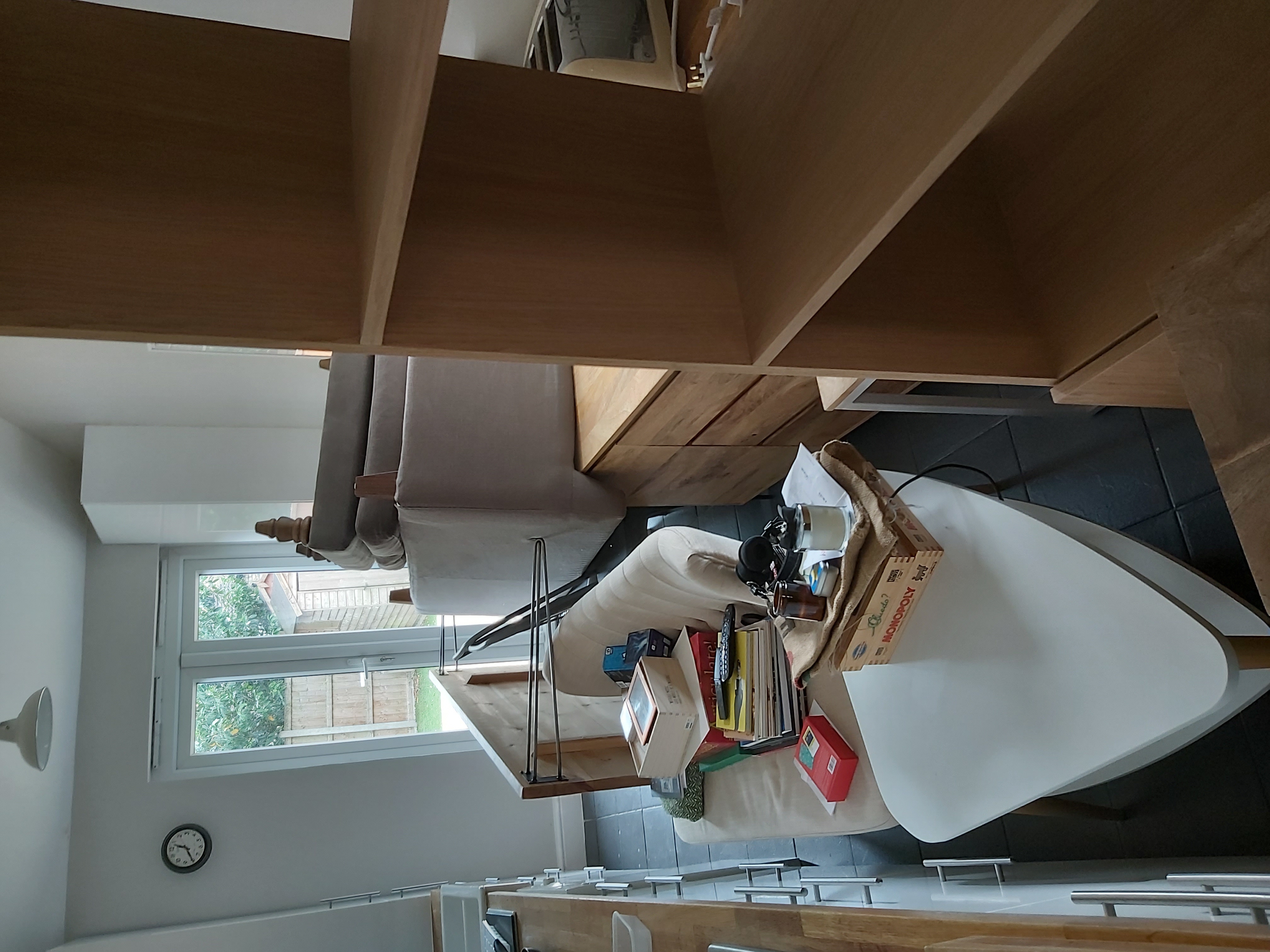 Floorboards floor after sanding work in N22