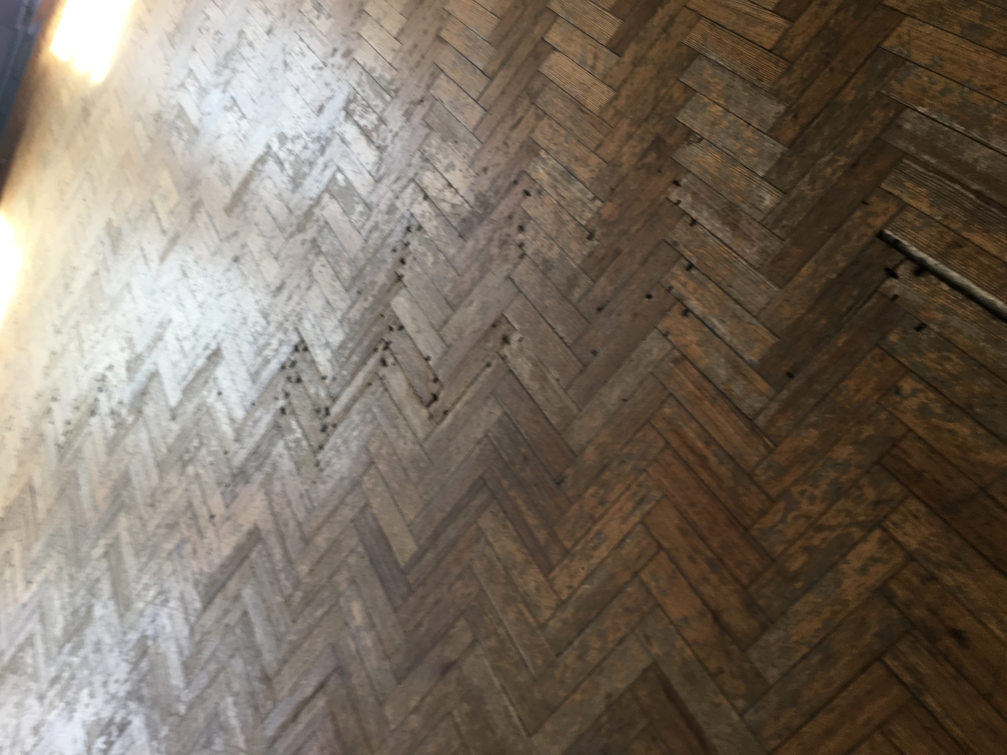 Floor condition before work at N2