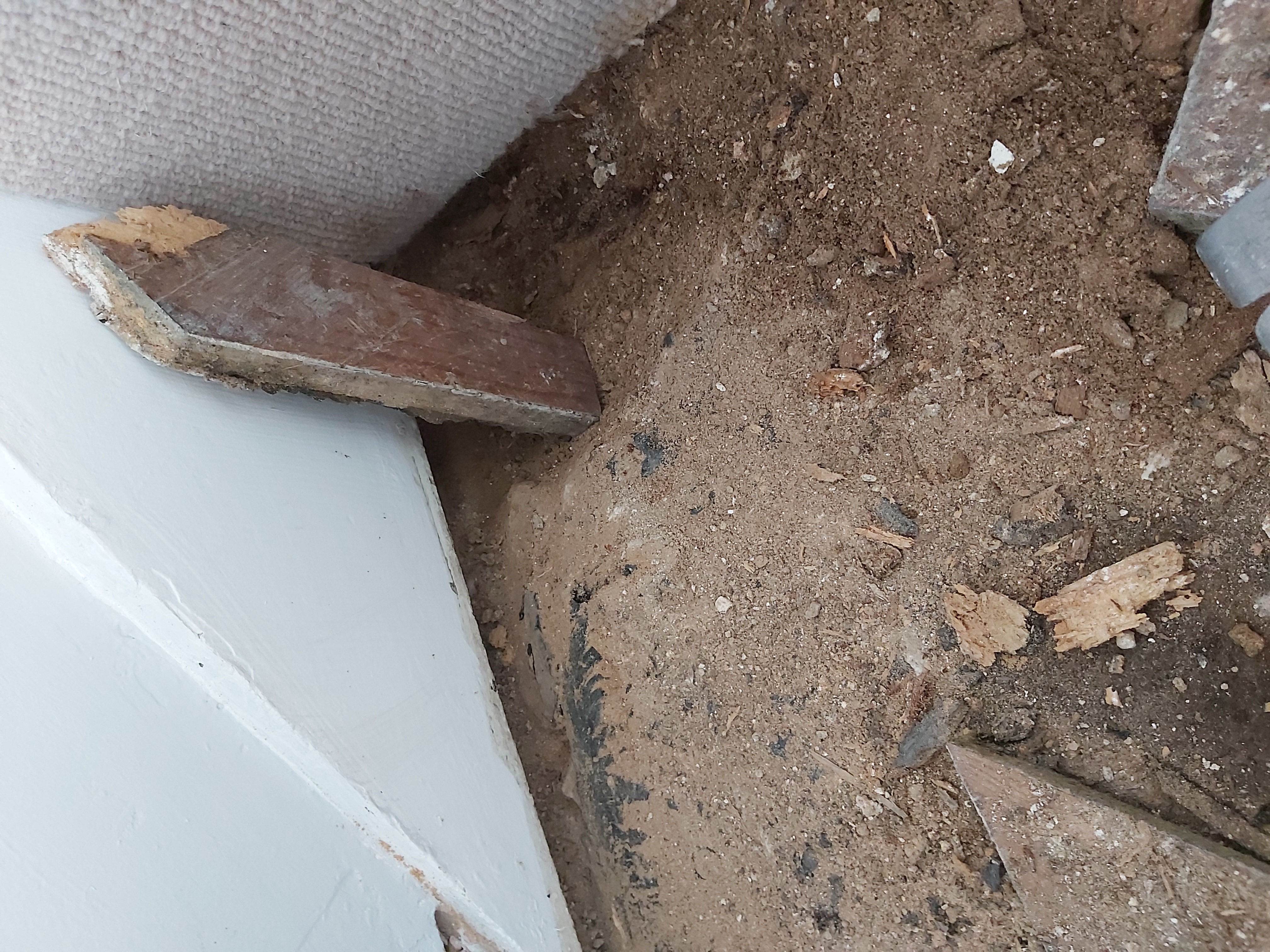 Parquet floor after sanding work in N3