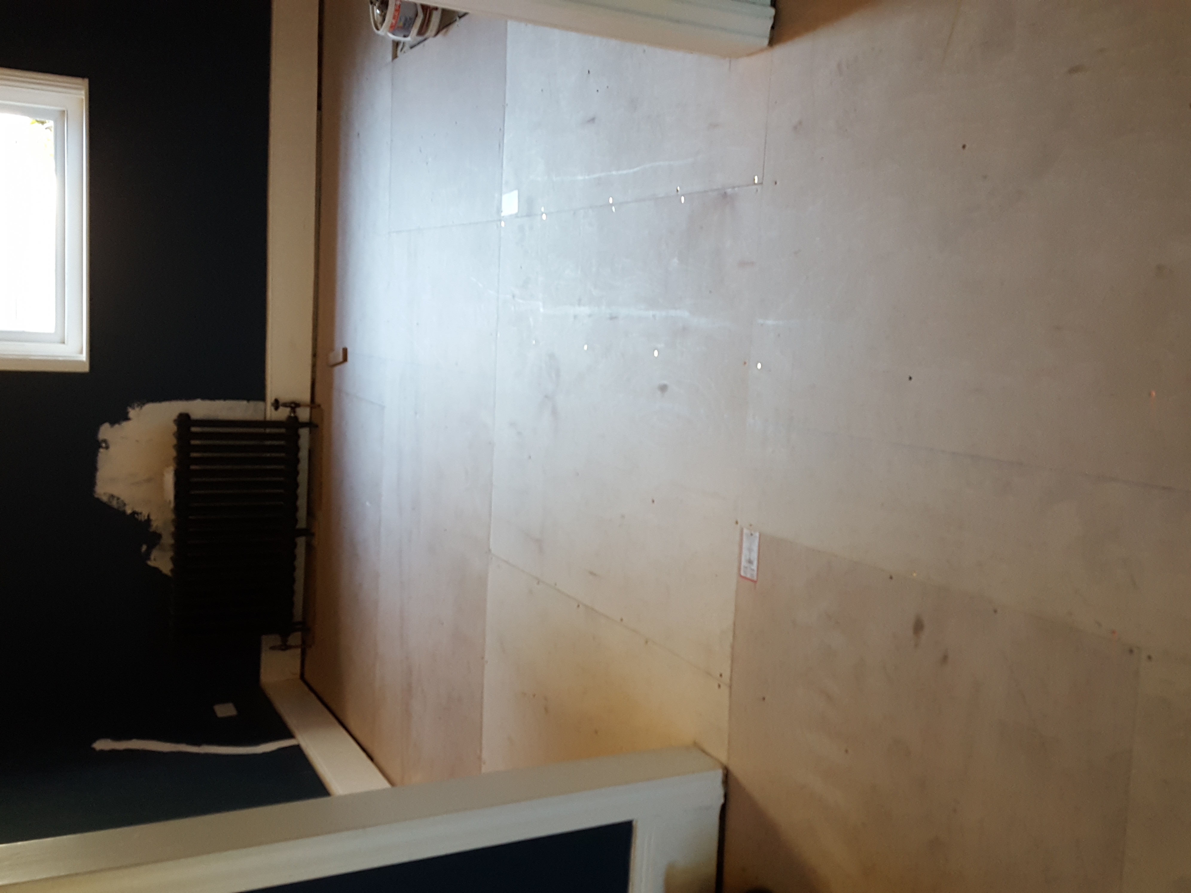 Parquet floor after sanding work in N4