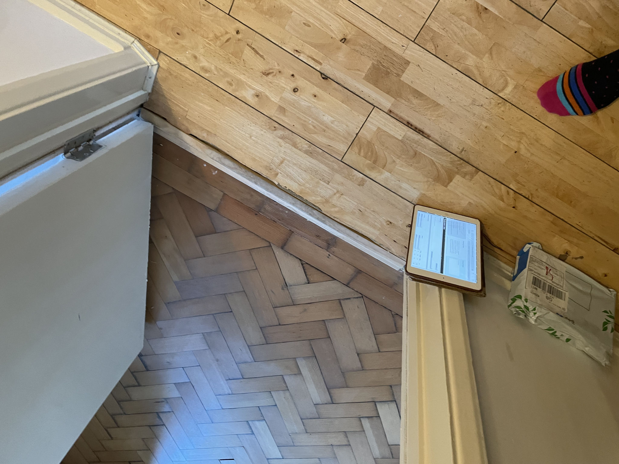 Floor condition before work at N5