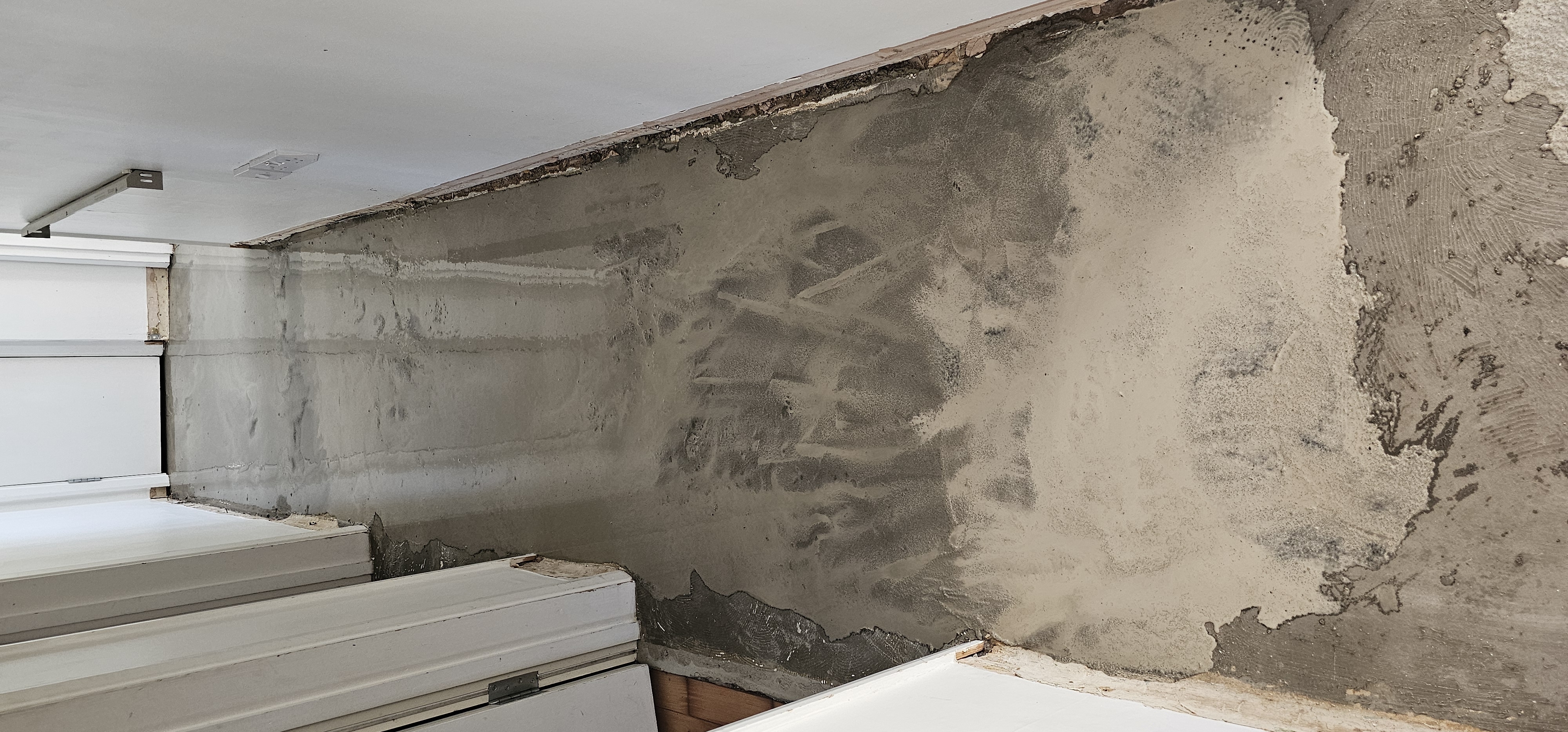 Parquet floor after sanding work in N5