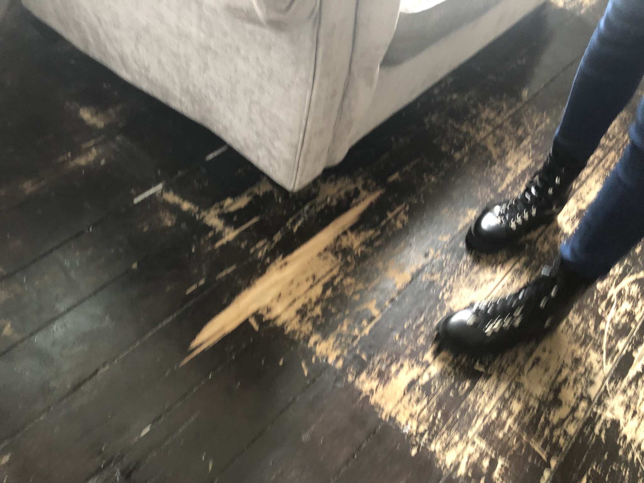 Floor condition before work at N5