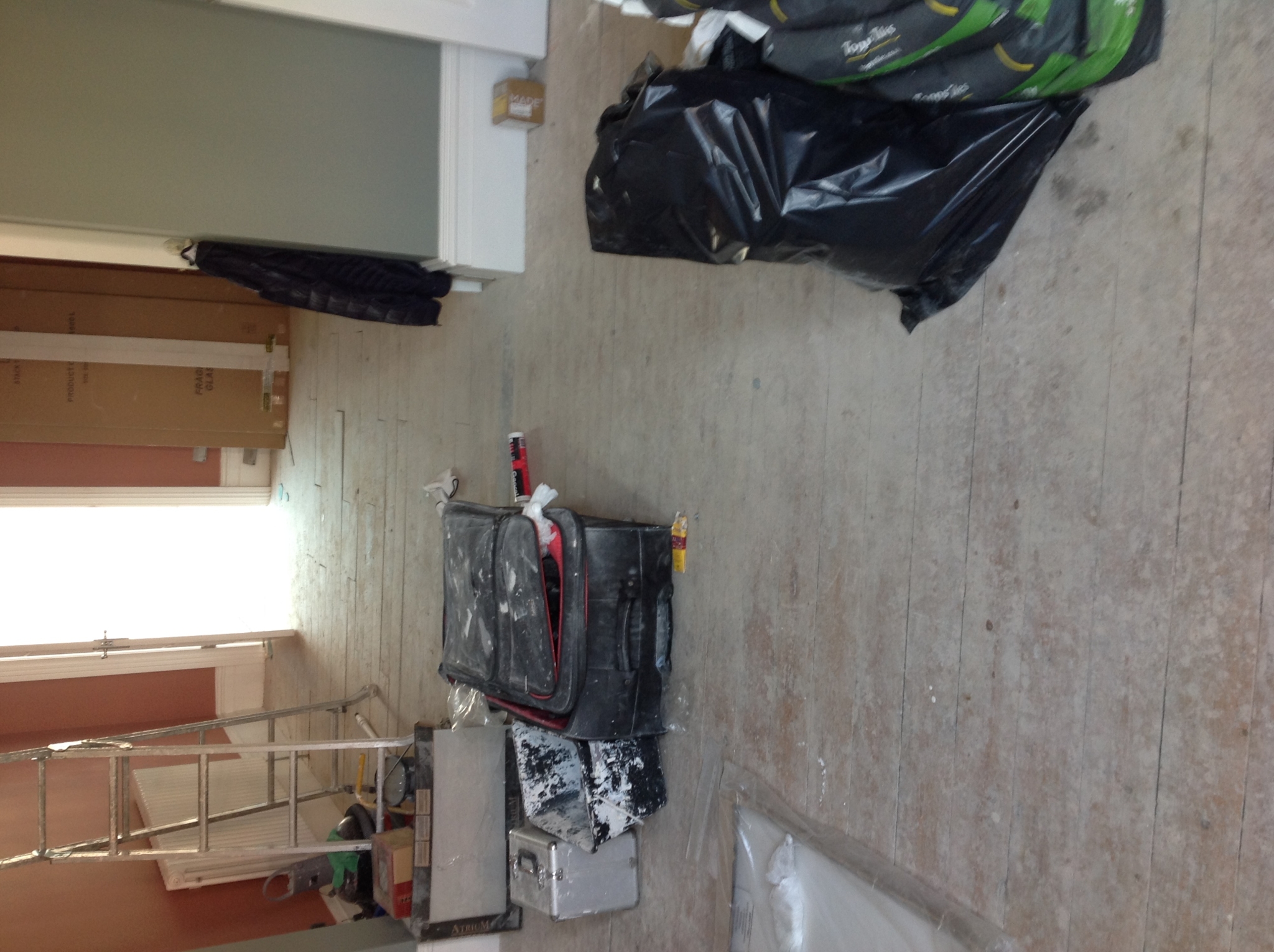 Floor condition before work at N8