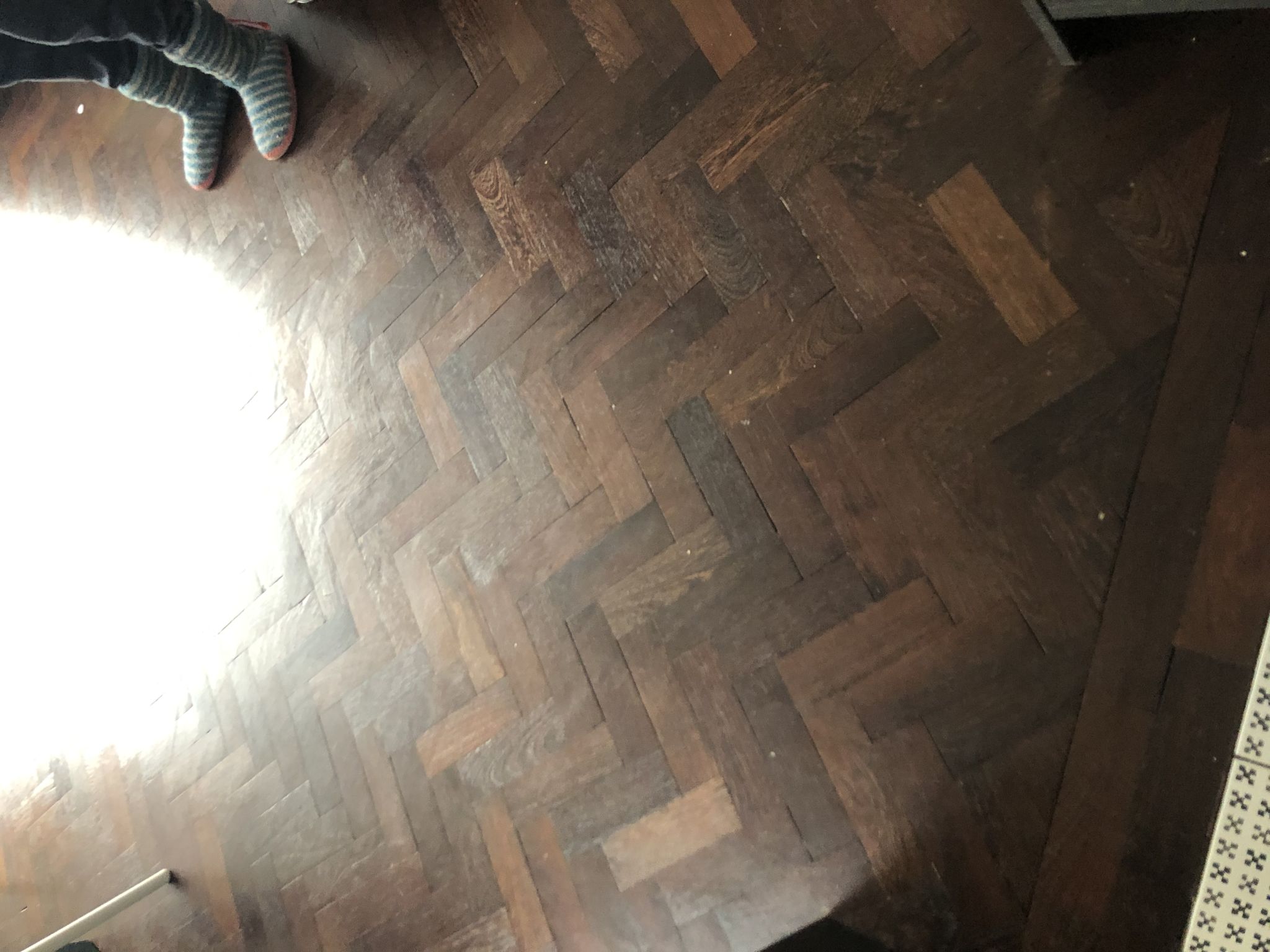 Floor condition before work at N8