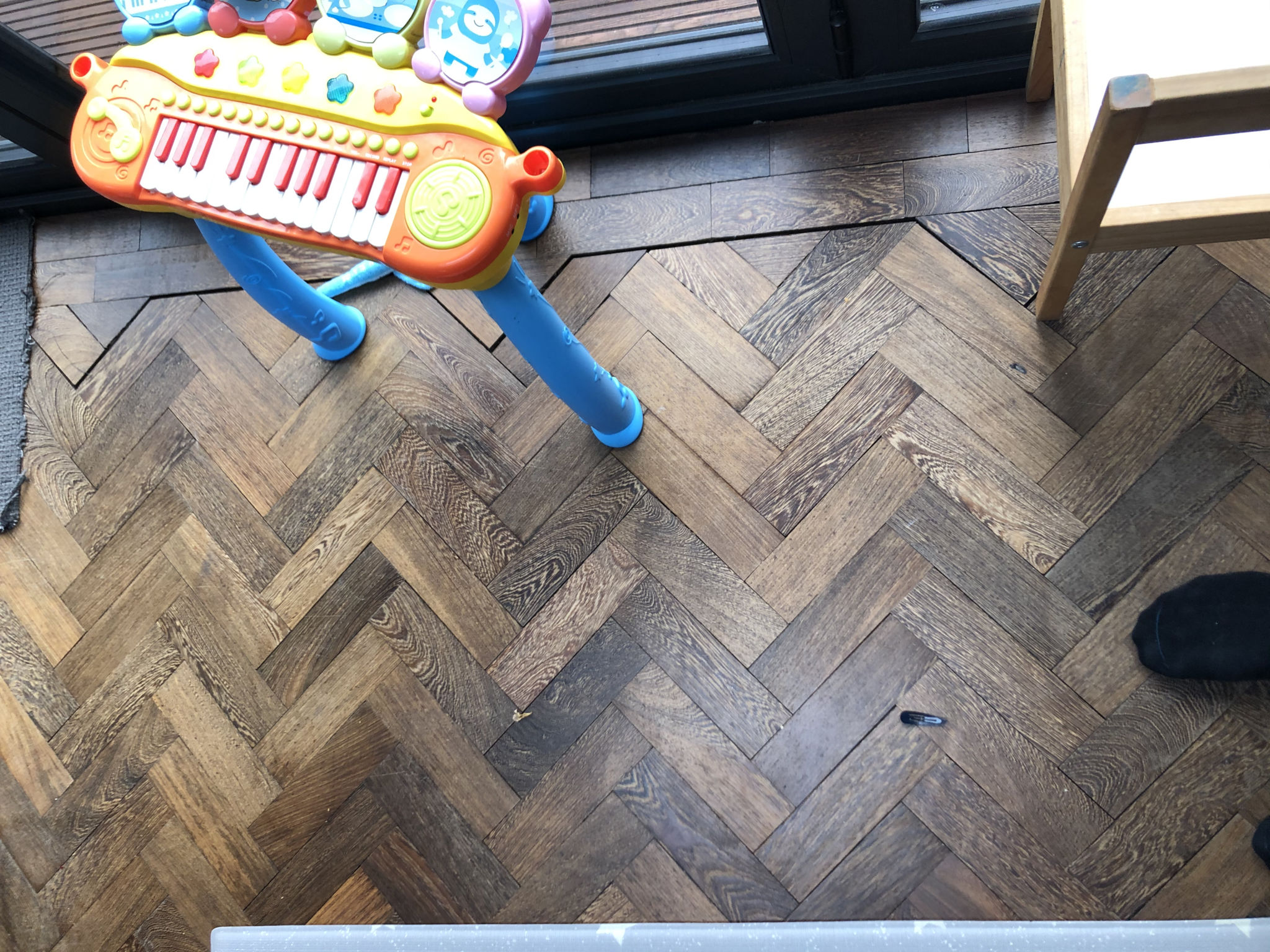 Floor condition before work at N8