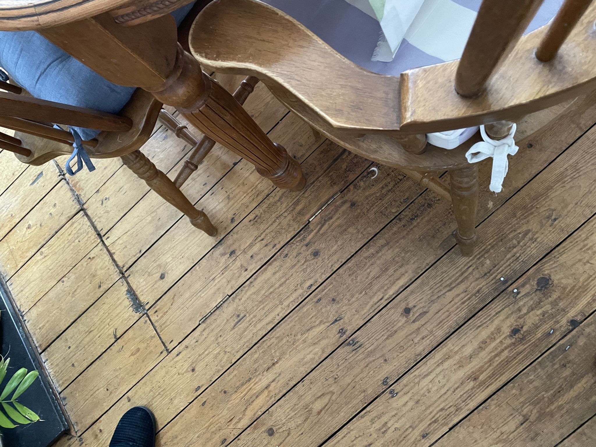 Floor condition before work at NW10