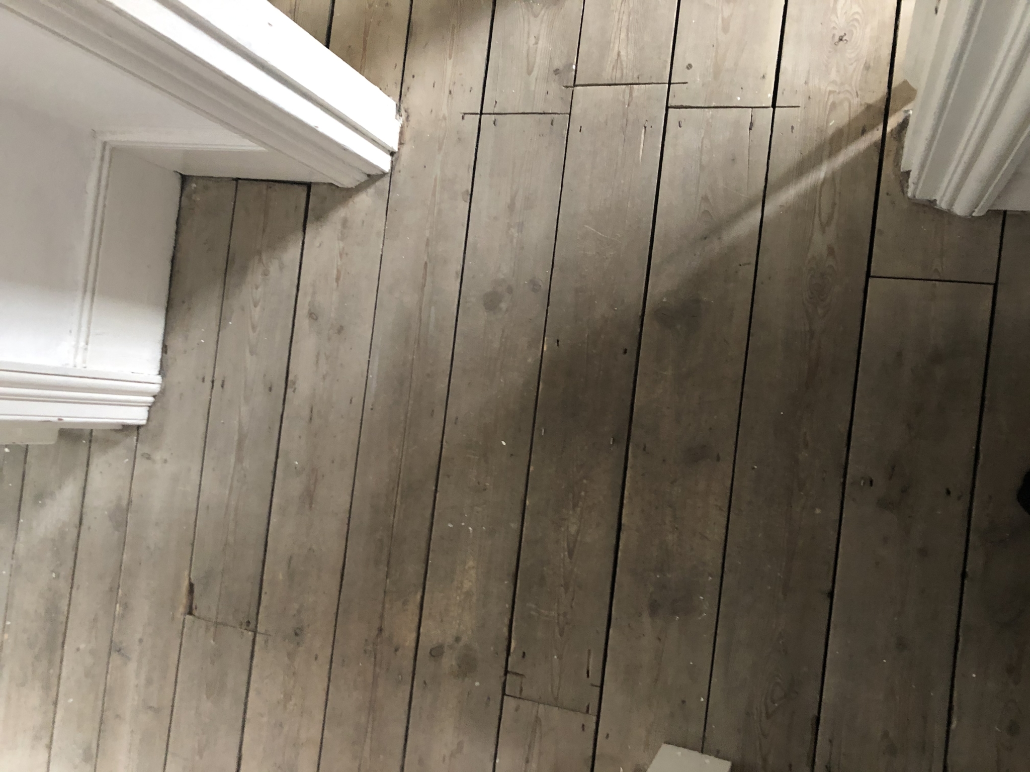 Floor condition before work at NW10