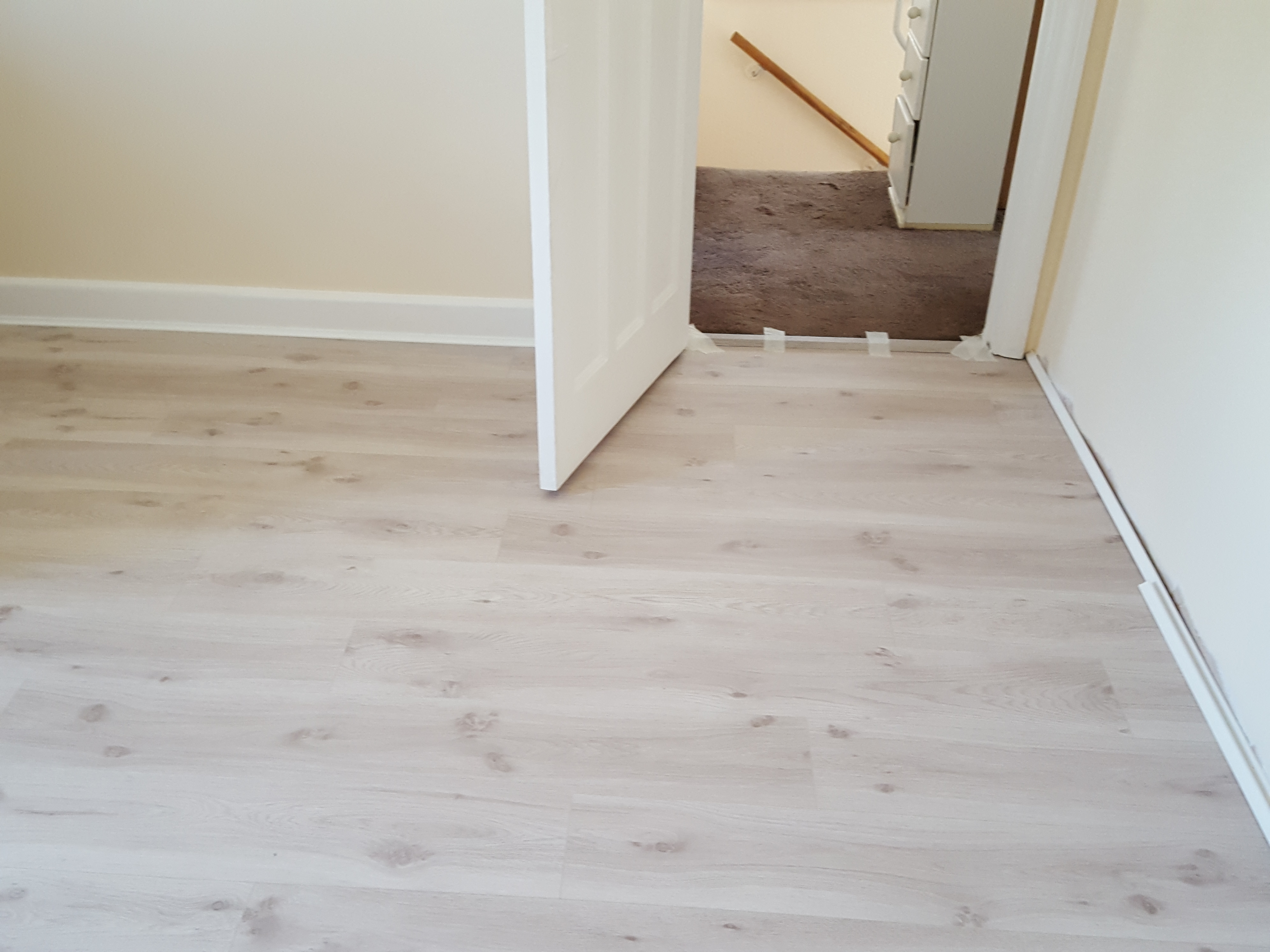 Vinyl floor after fitting work in NW10