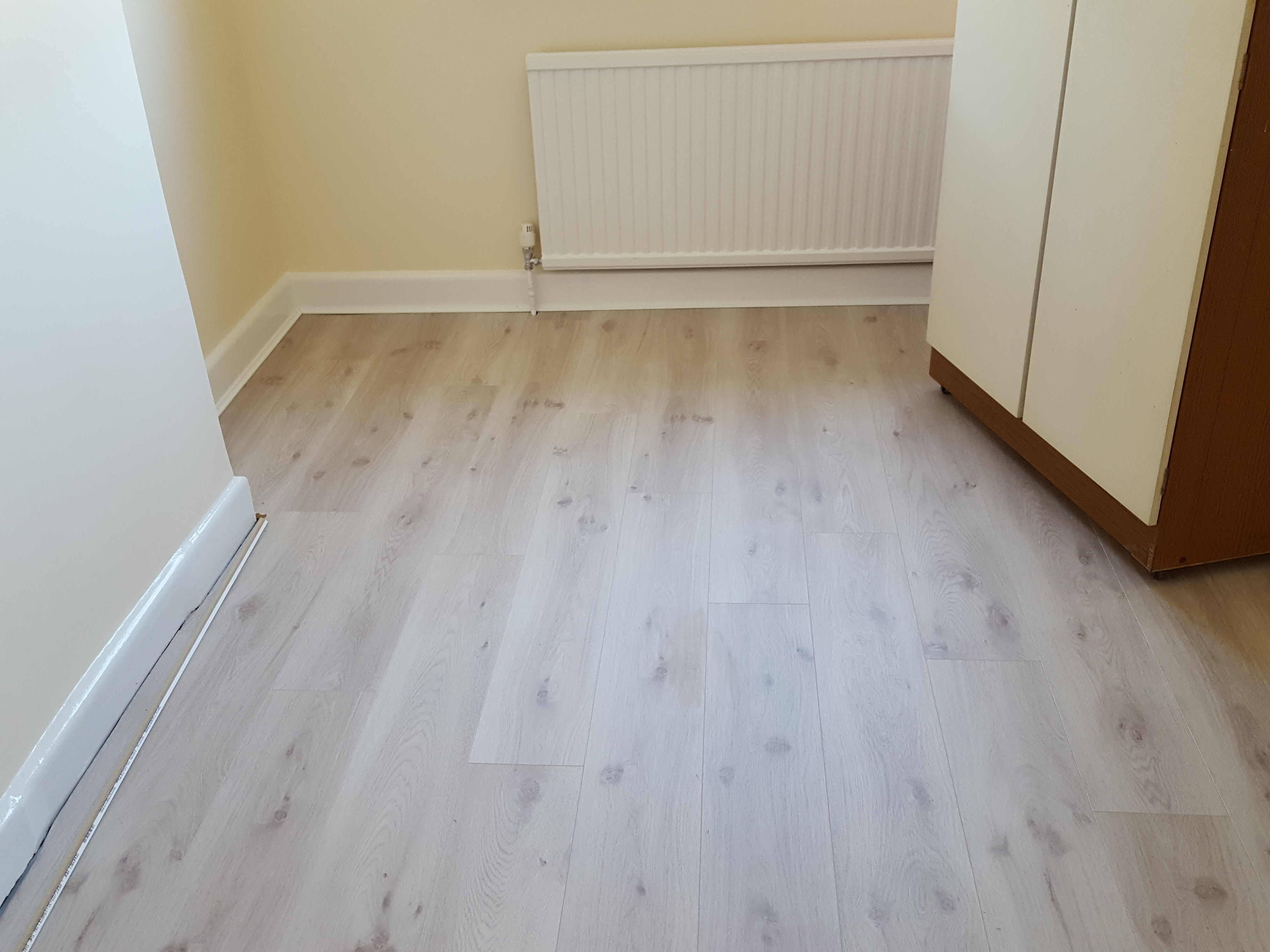 Vinyl floor after fitting work in NW10
