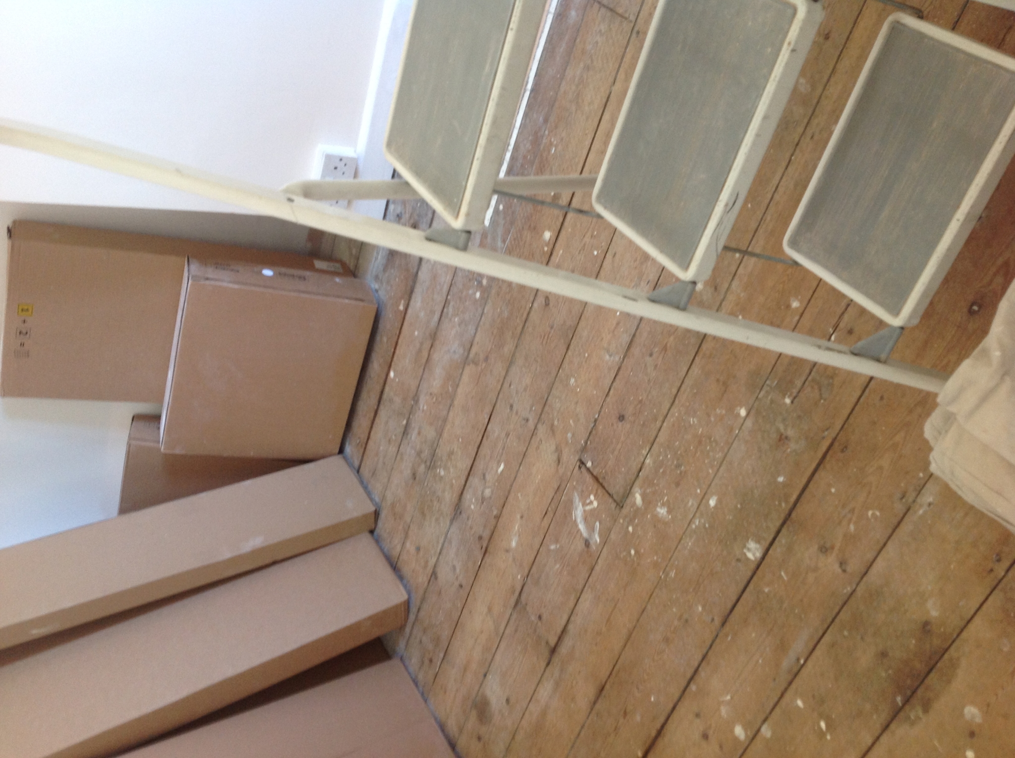 Floor condition before work at NW10