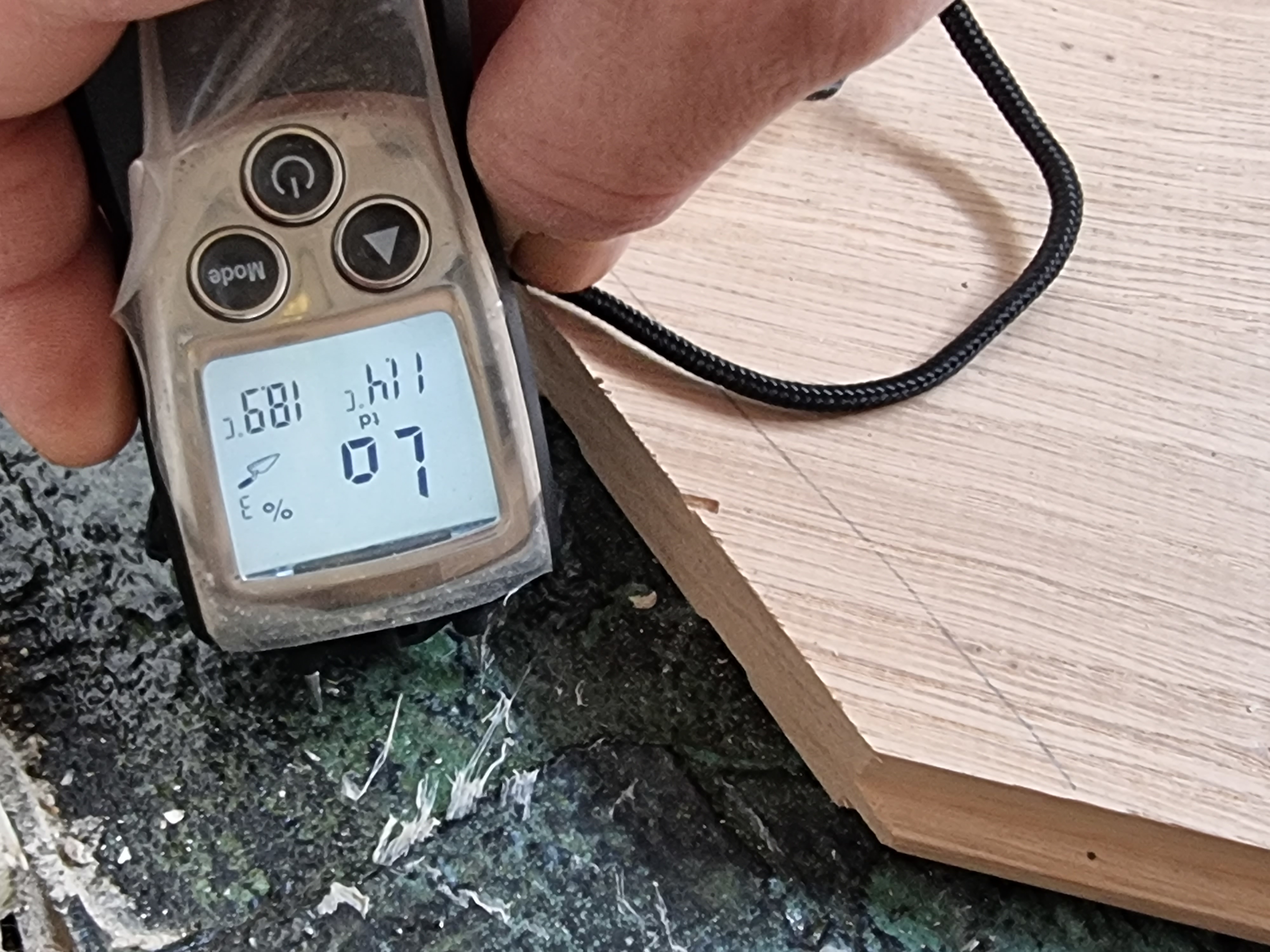 Parquet floor after sanding work in NW11