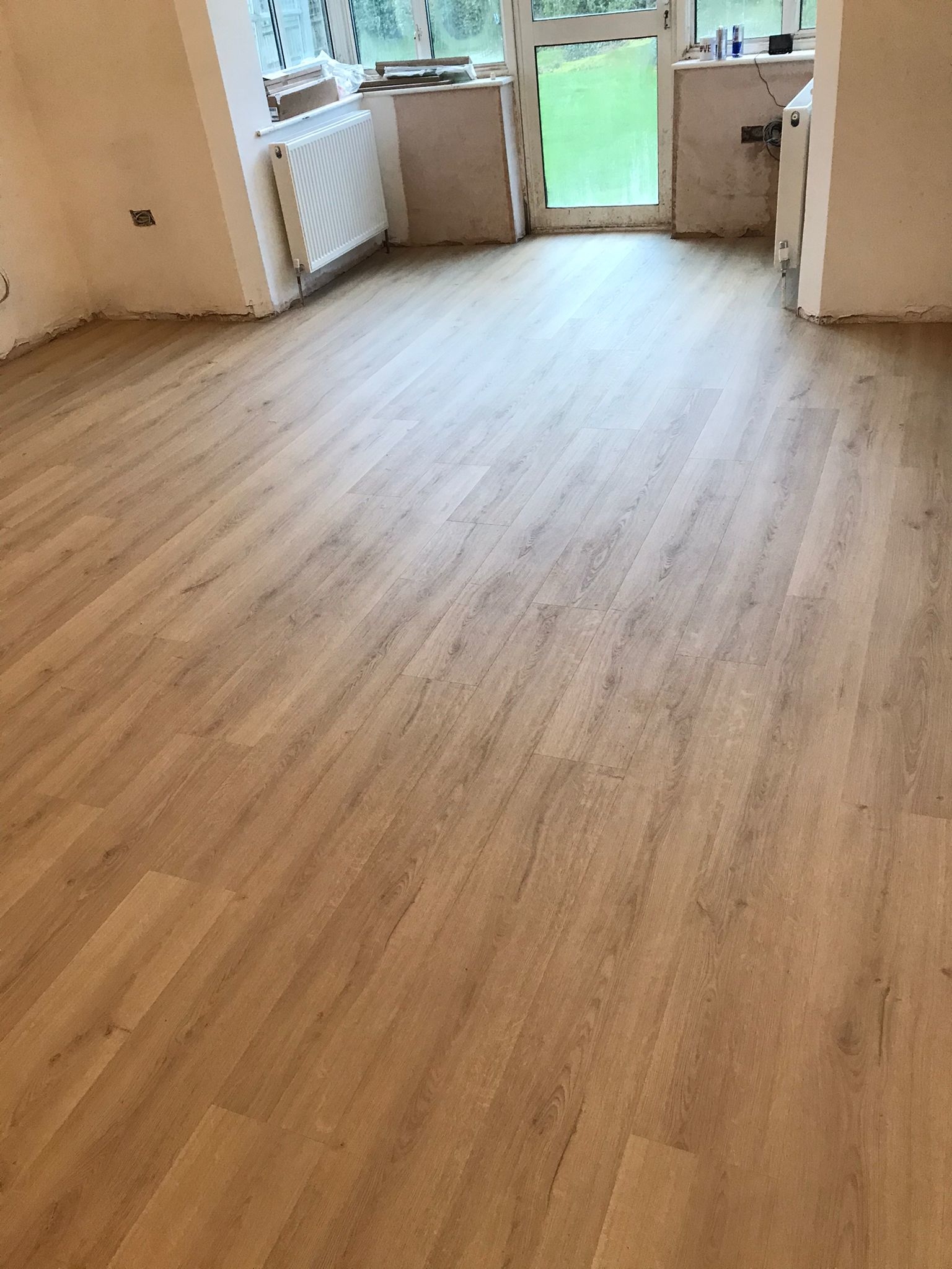 Vinyl floor after fitting work in NW11