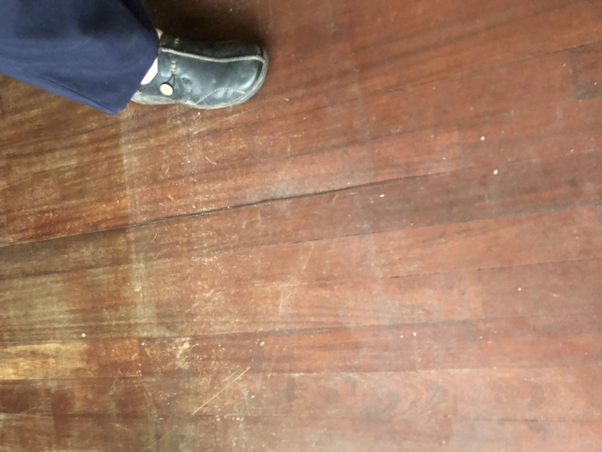 Floor condition before work at NW11