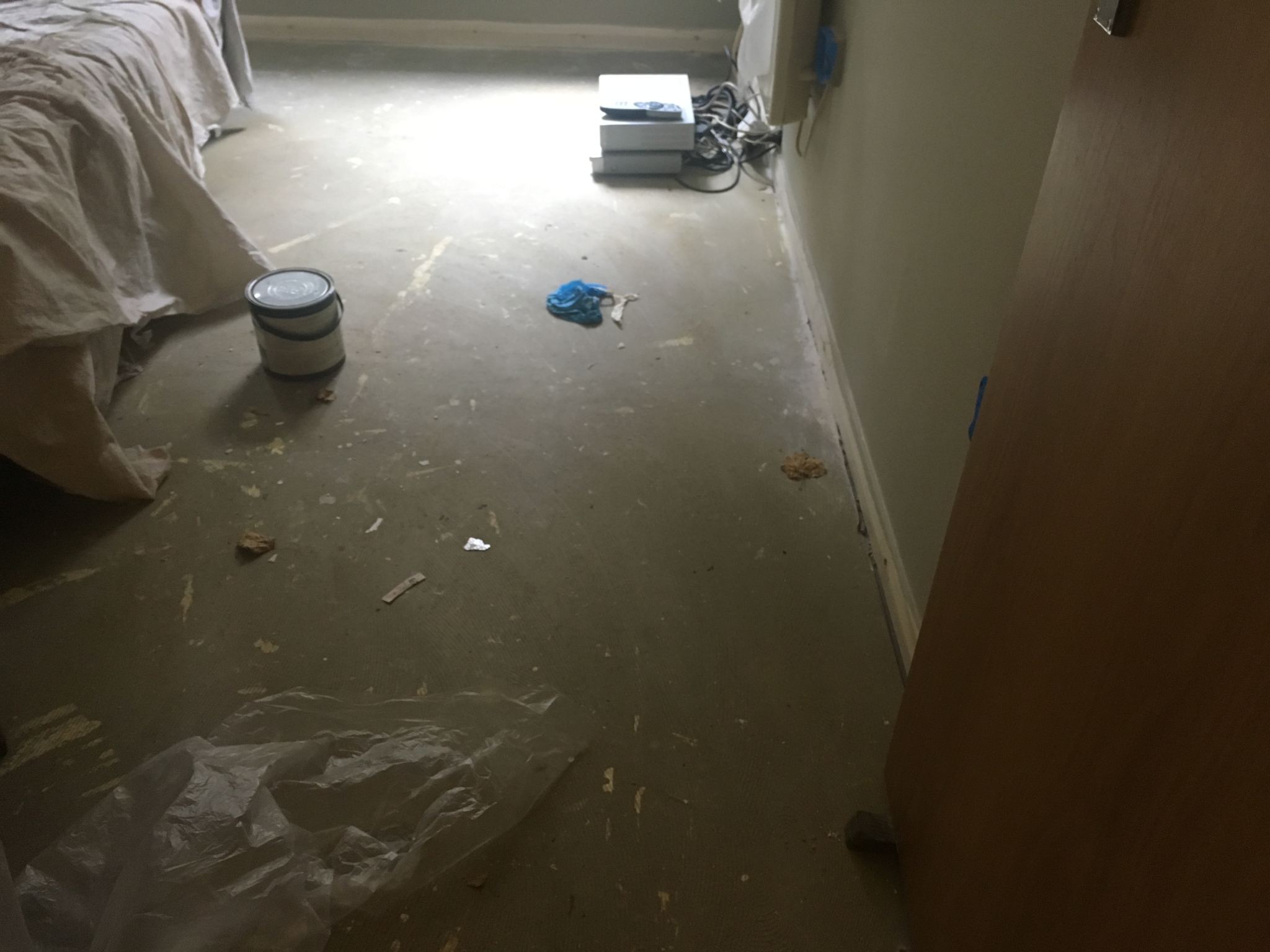 Floor condition before work at NW1