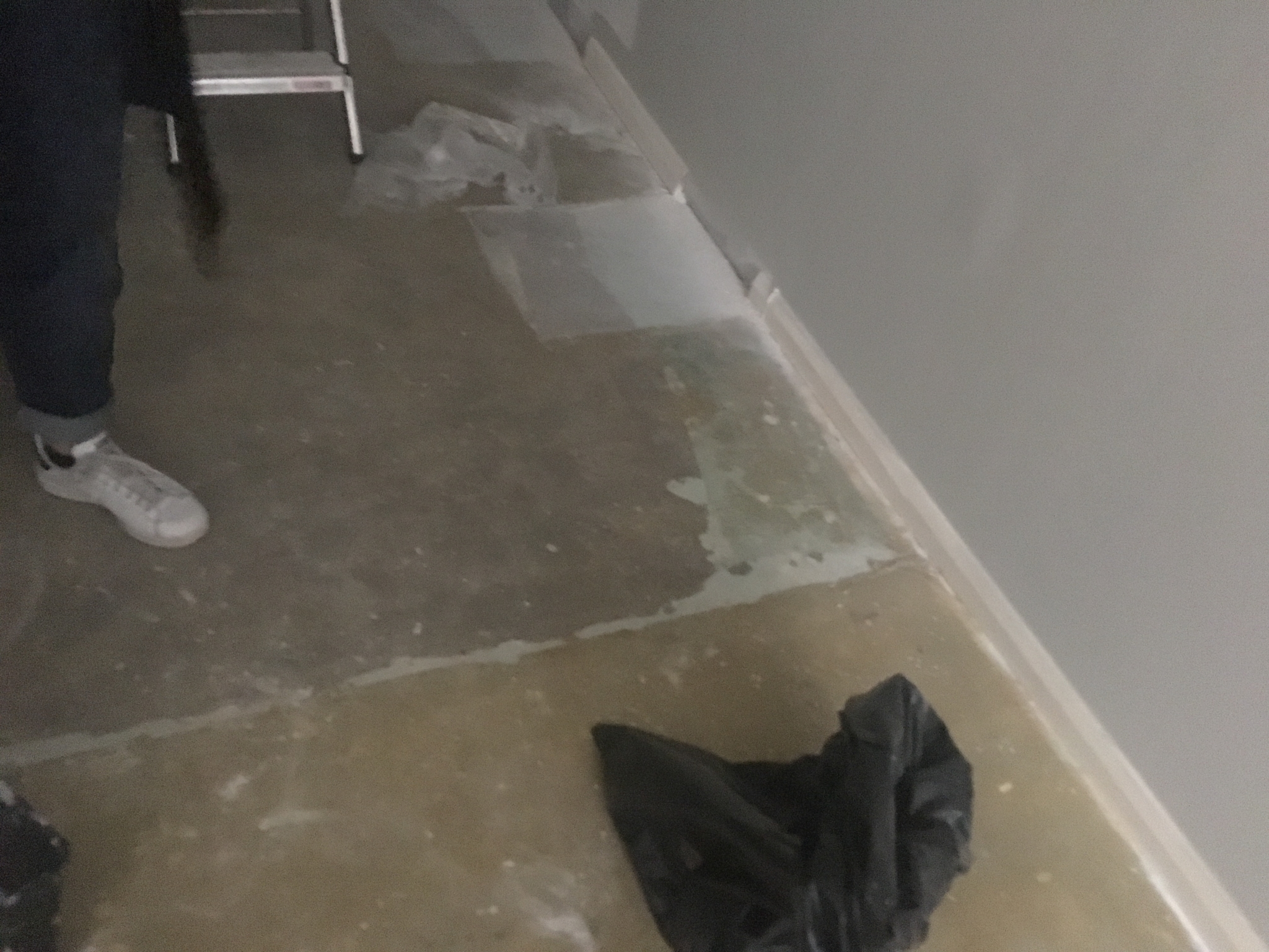 Floor condition before work at NW1