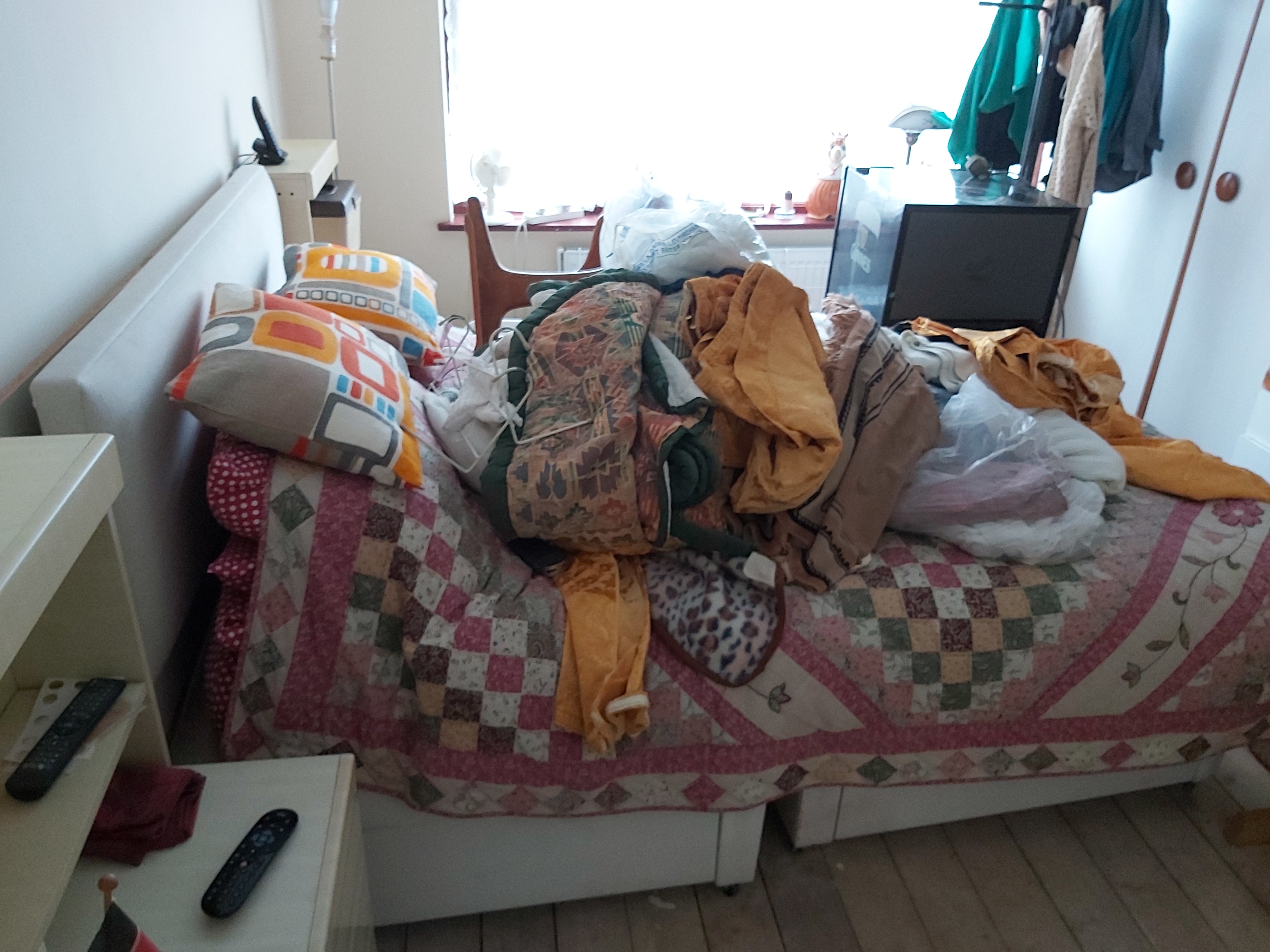 Engineered Wood floor after fitting work in NW2