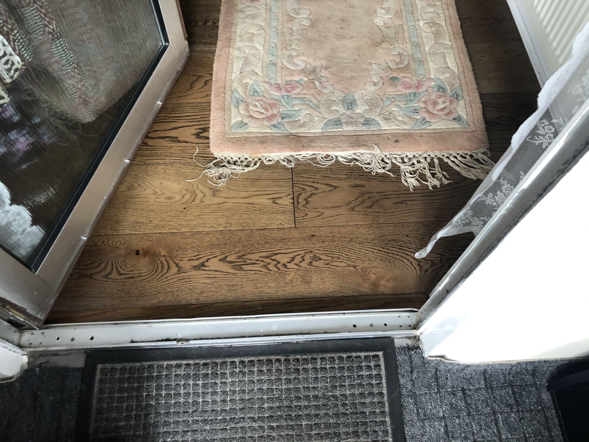 Floor condition before work at NW2