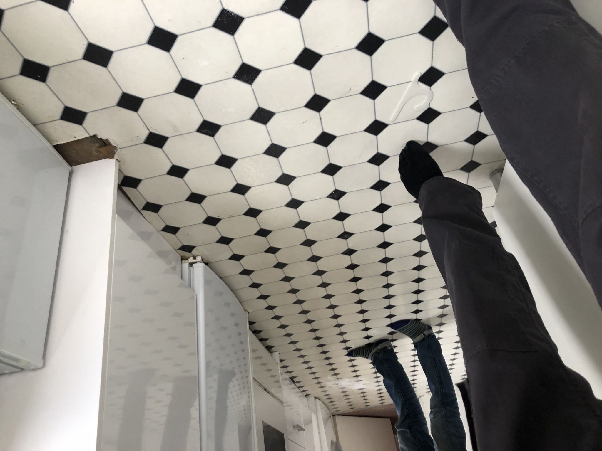 Floor condition before work at NW2