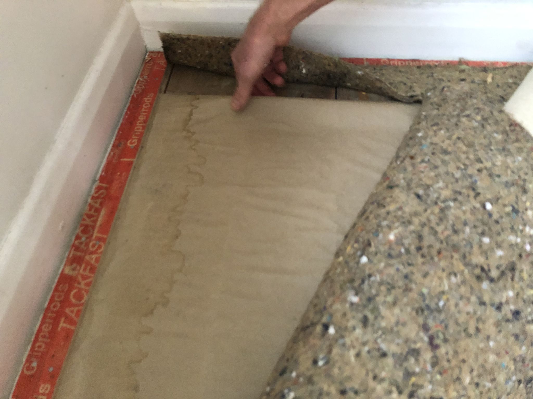 Floor condition before work at NW2