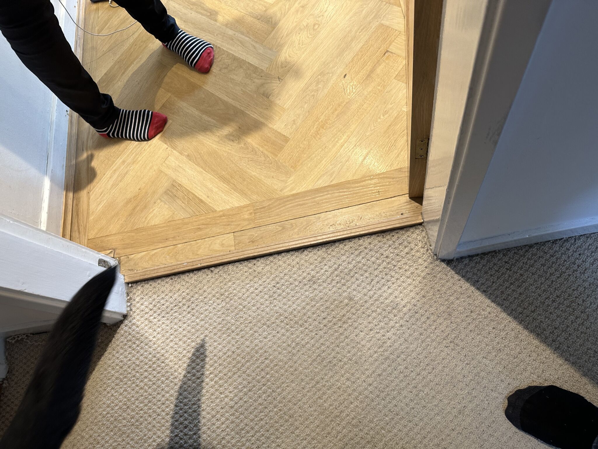 Floor condition before work at NW2