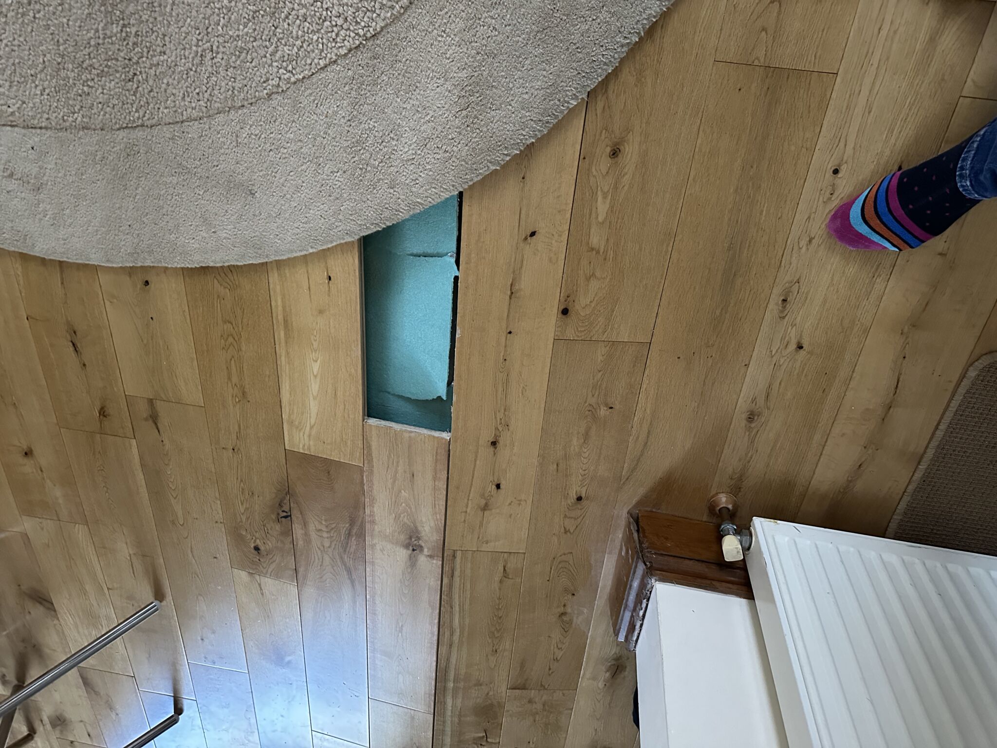 Floor condition before work at NW2