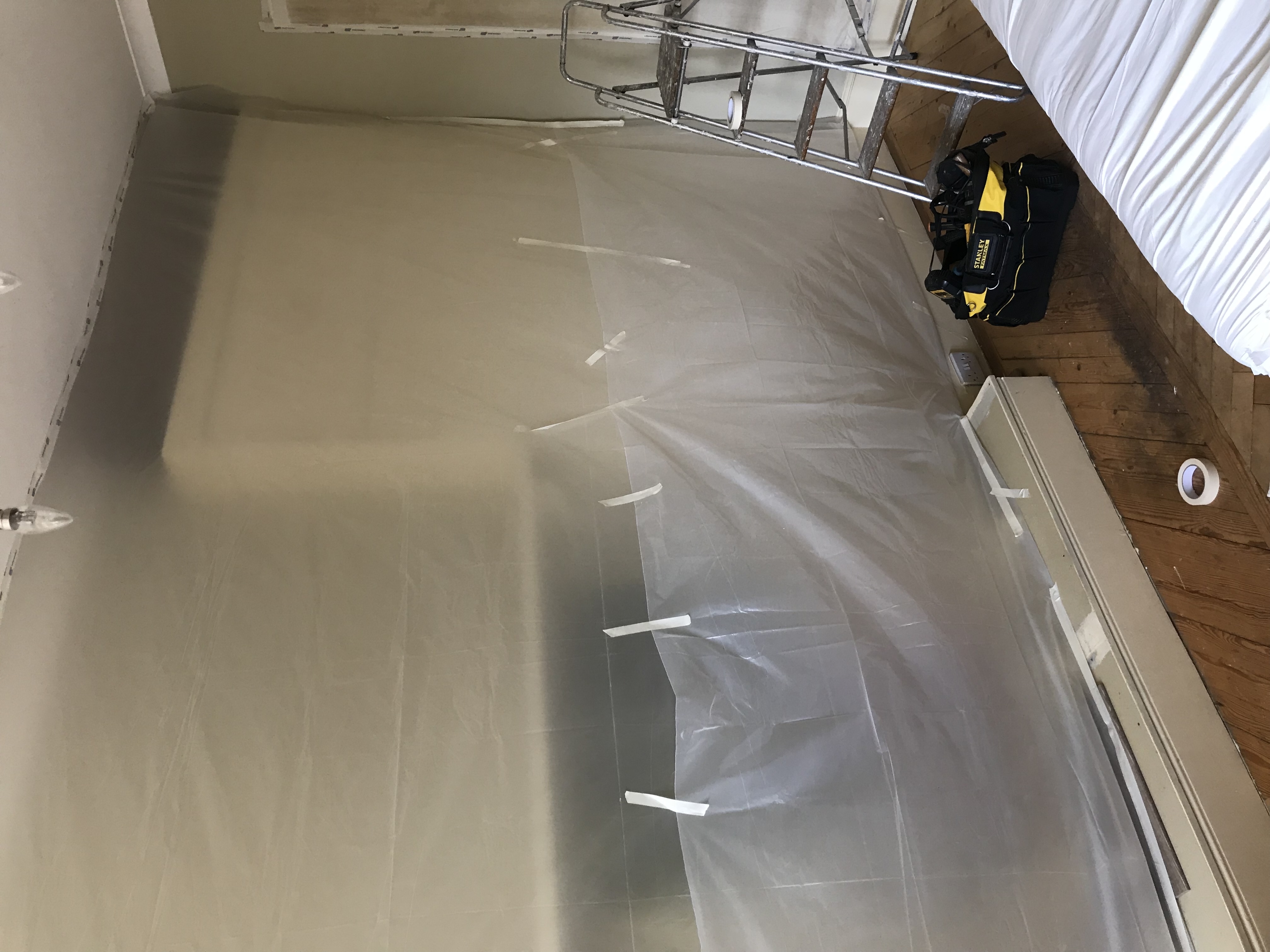 Hardwood floor after sanding work in NW2