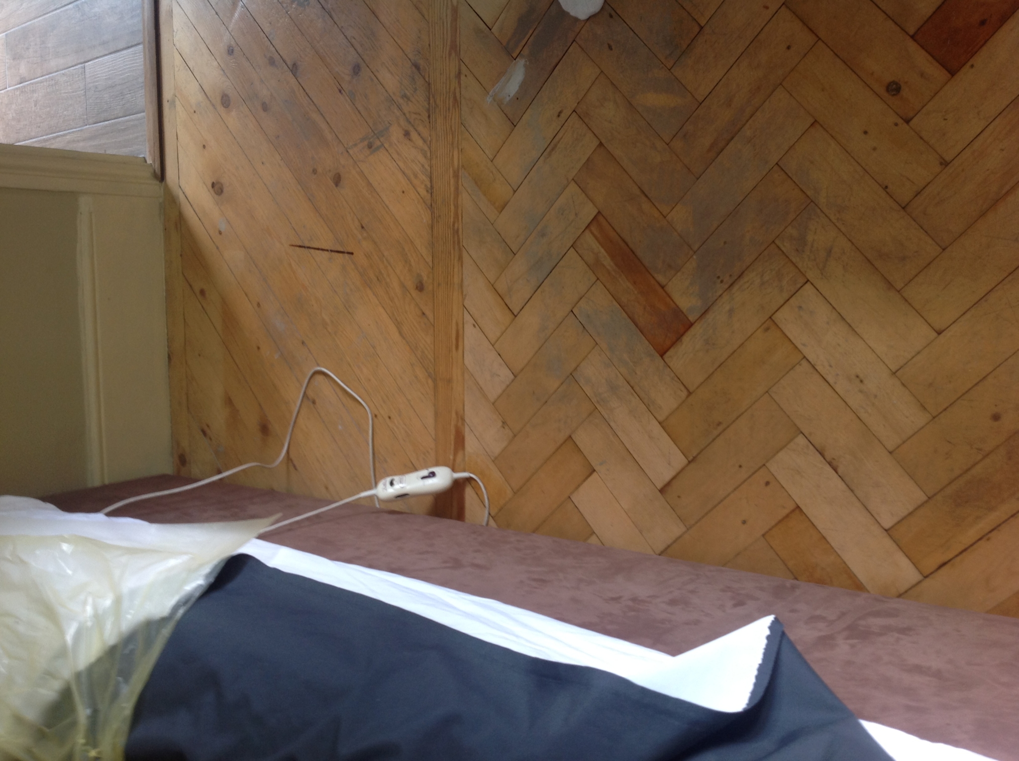 Floor condition before work at NW2