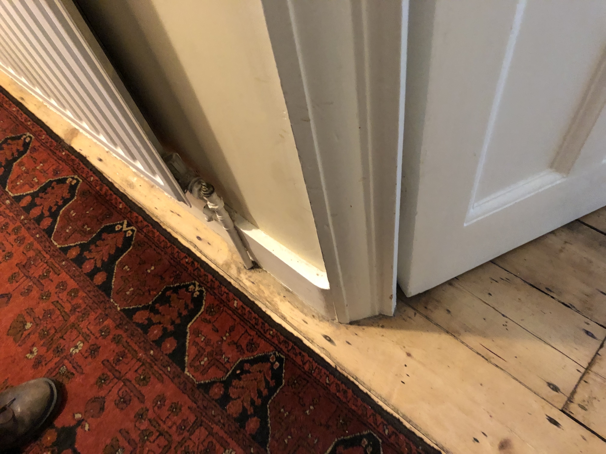 Floor condition before work at NW2