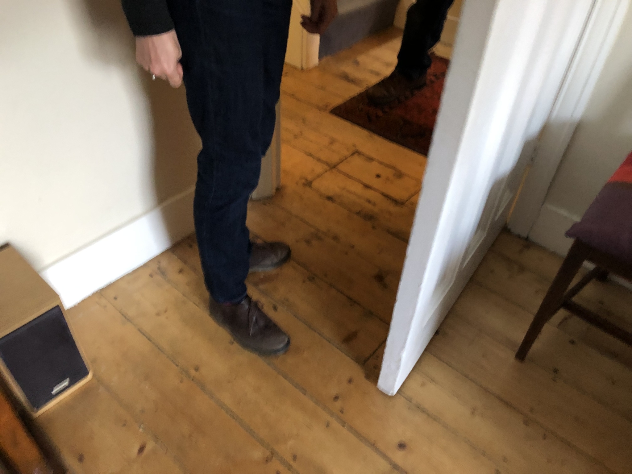 Floor condition before work at NW2