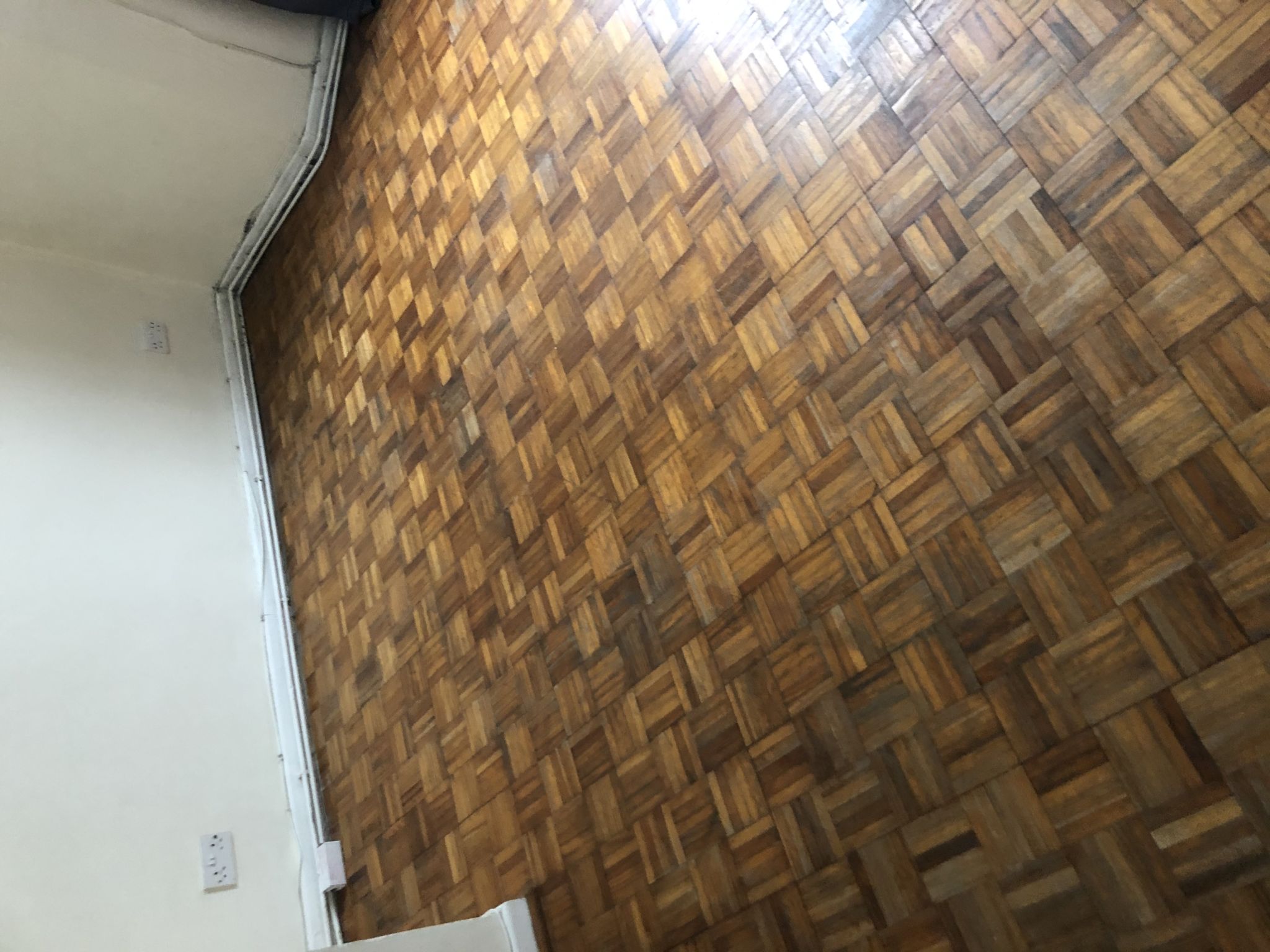 Floor condition before work at NW2