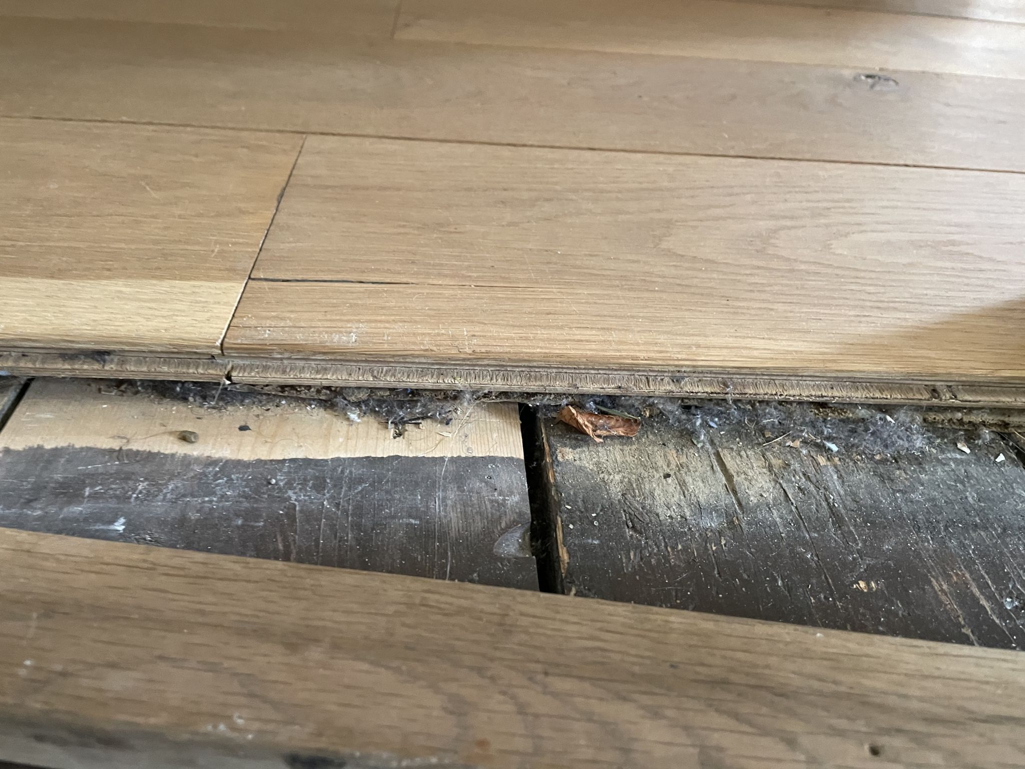 Floor condition before work at NW3