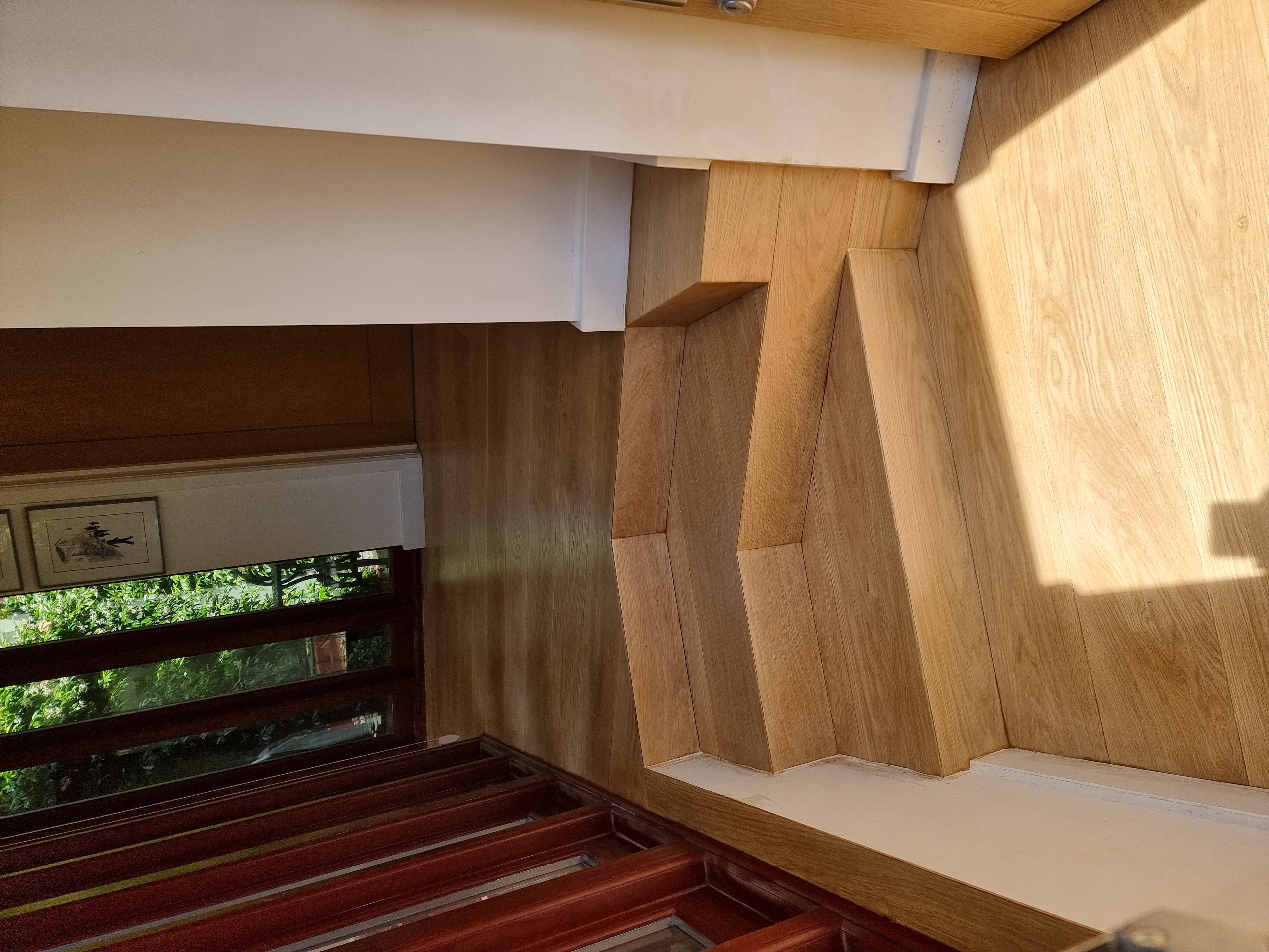 Hardwood floor after sanding work in NW3