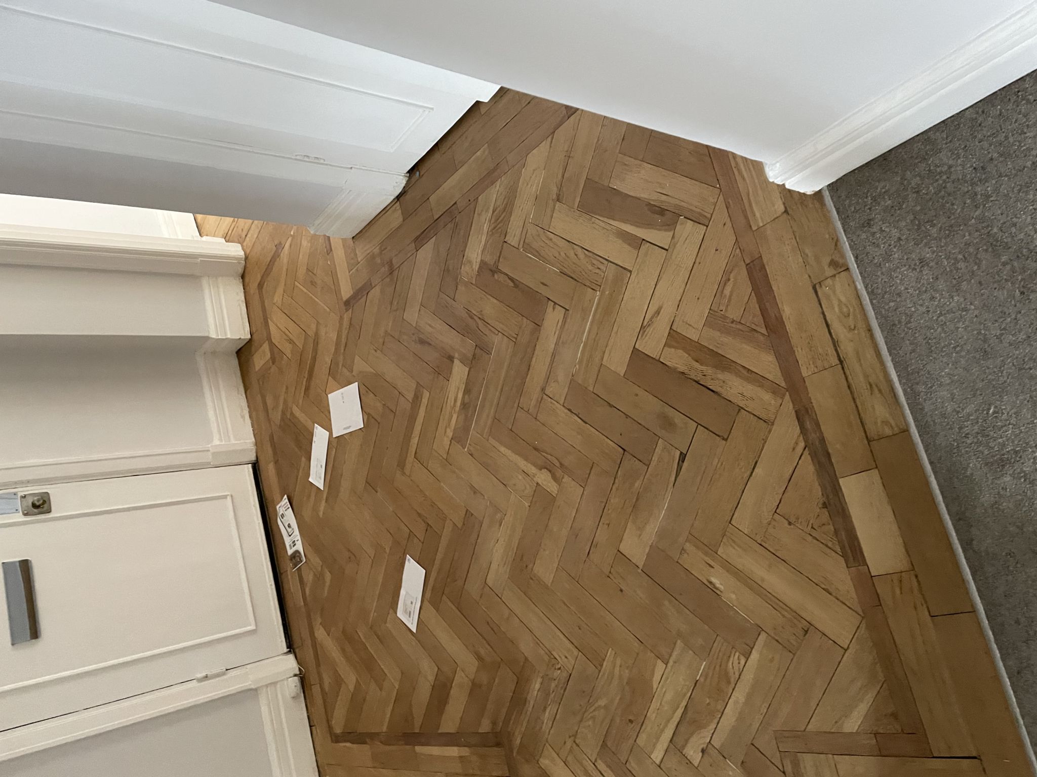 Floor condition before work at NW3