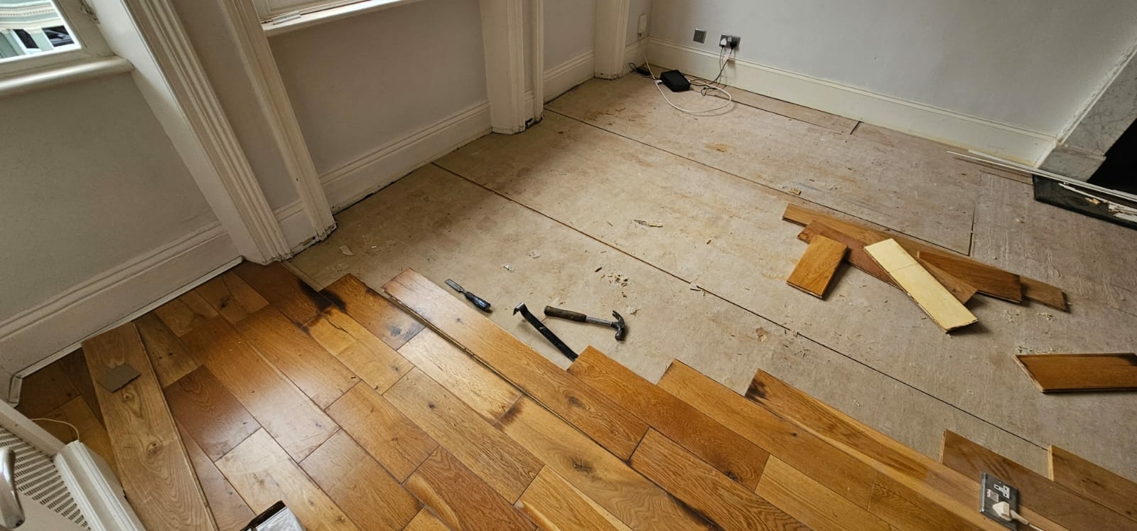 Completed floor, Hampstead