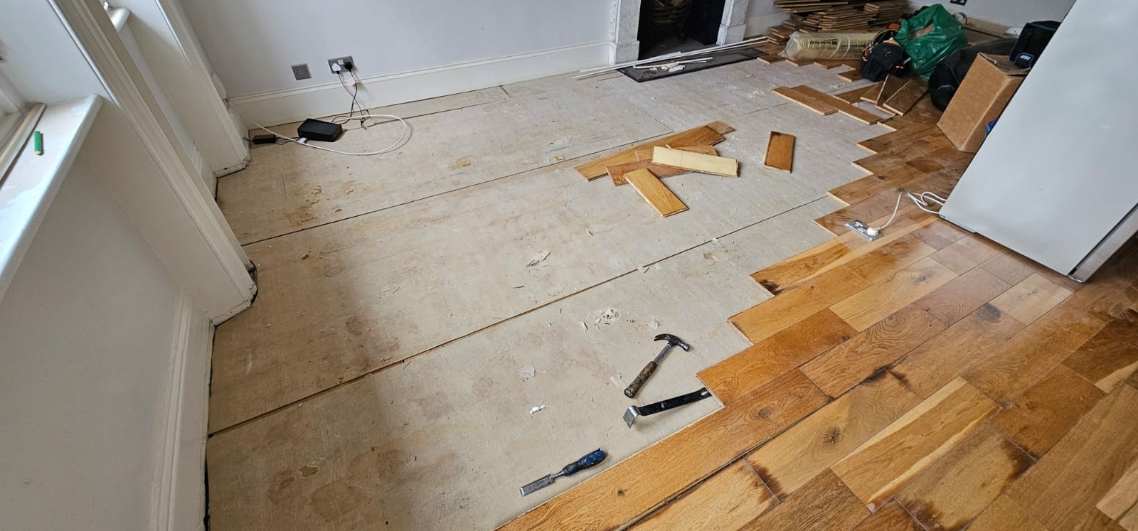 Completed floor, Hampstead