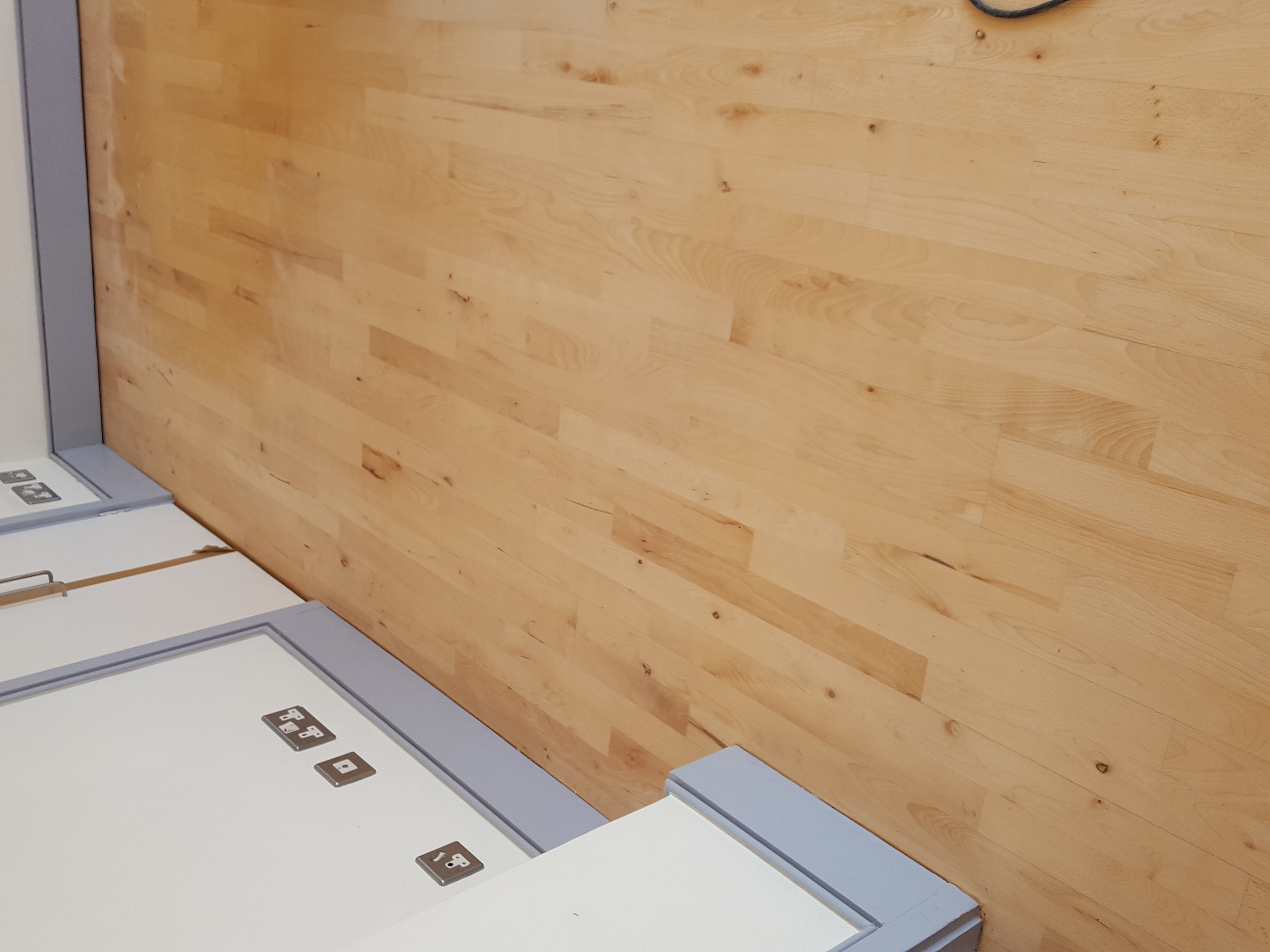 Hardwood floor after sanding work in NW3