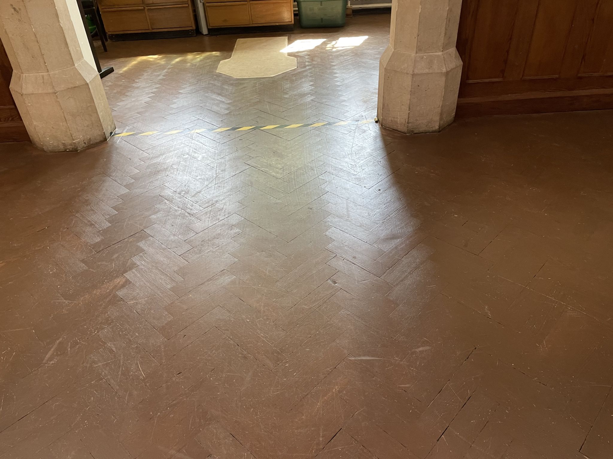 Floor condition before work at NW3